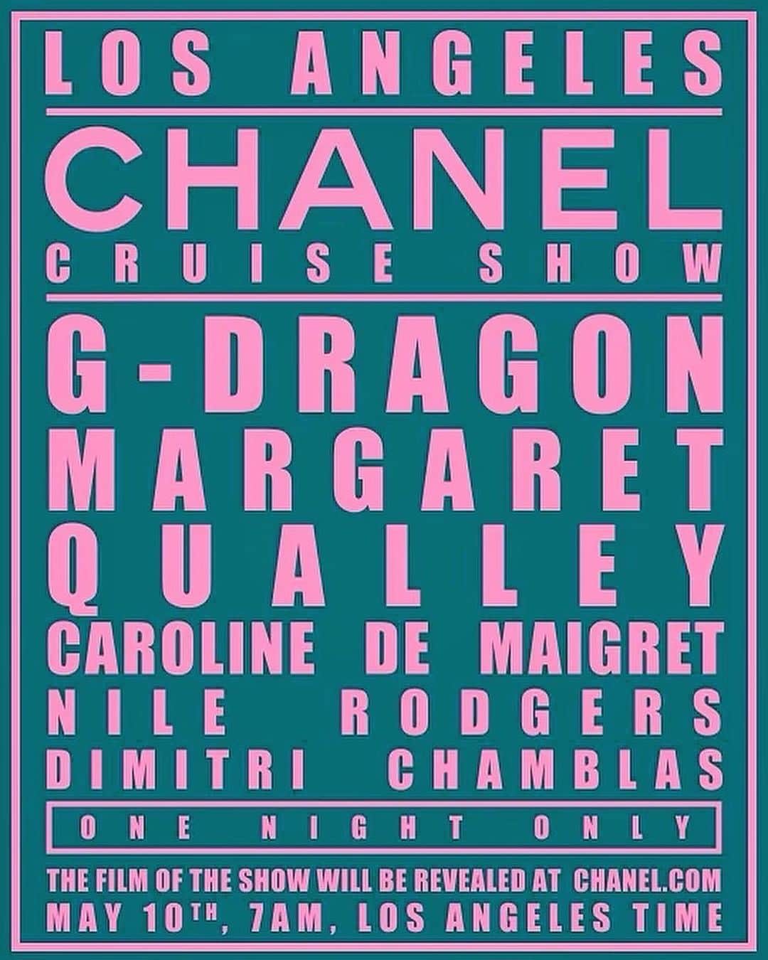 G-DRAGONさんのインスタグラム写真 - (G-DRAGONInstagram)「#AD @chanelofficial #Chanelcruiseshow」5月11日 17時56分 - xxxibgdrgn