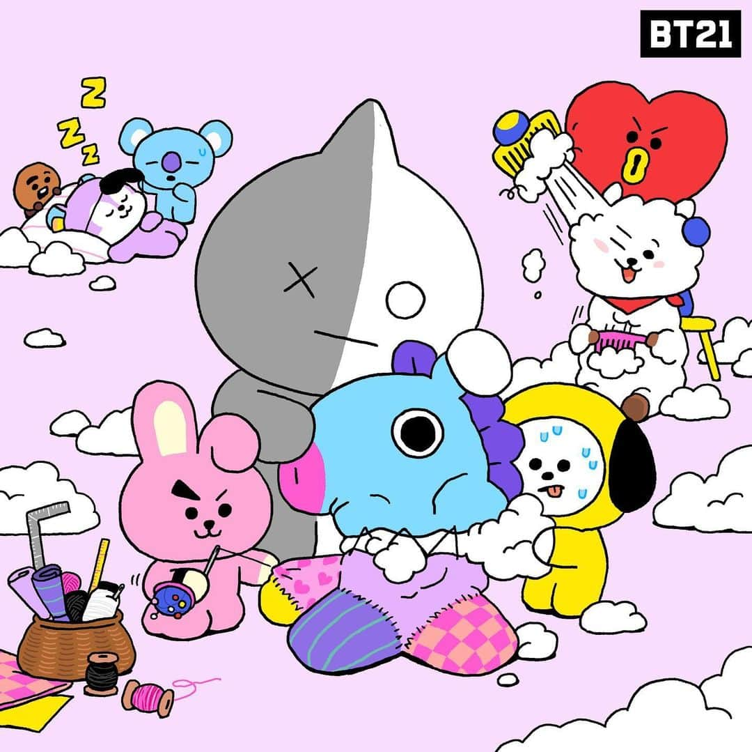 BT21 Stars of tomorrow, UNIVERSTAR!のインスタグラム