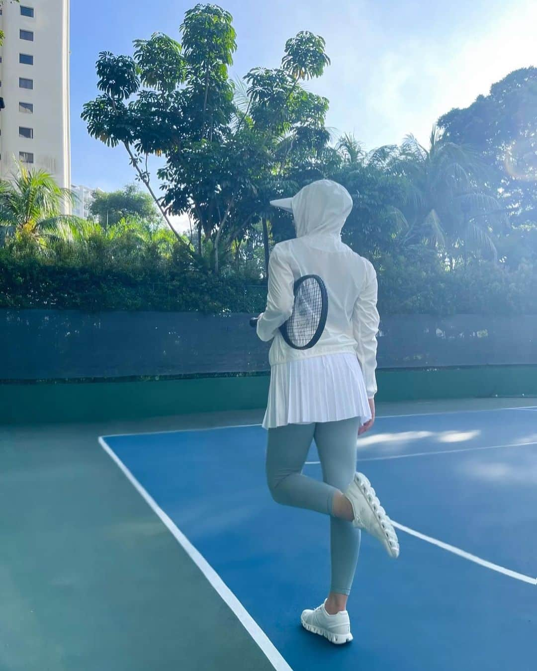 Syahriniさんのインスタグラム写真 - (SyahriniInstagram)「•  ~ Talk With Your Racquet, Play With Your Heart ~  ______________________ ~𝓢𝓨𝓡~ ______________________  #PrincesSyahrini #TennisLyfe #Singapore_May2023」5月11日 18時12分 - princessyahrini