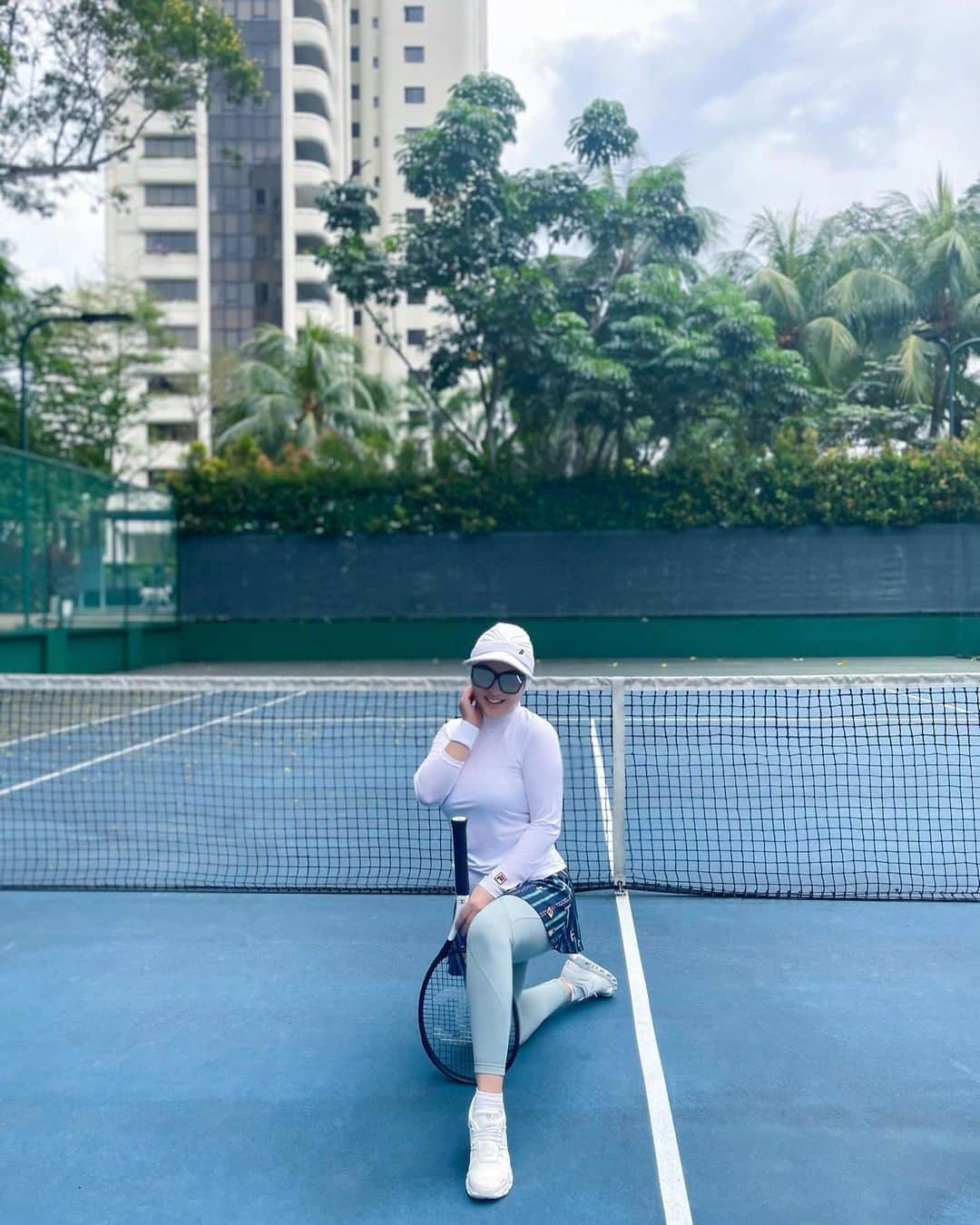 Syahriniさんのインスタグラム写真 - (SyahriniInstagram)「•  ~ Talk With Your Racquet, Play With Your Heart ~  ______________________ ~𝓢𝓨𝓡~ ______________________  #PrincesSyahrini #TennisLyfe #Singapore_May2023」5月11日 18時12分 - princessyahrini