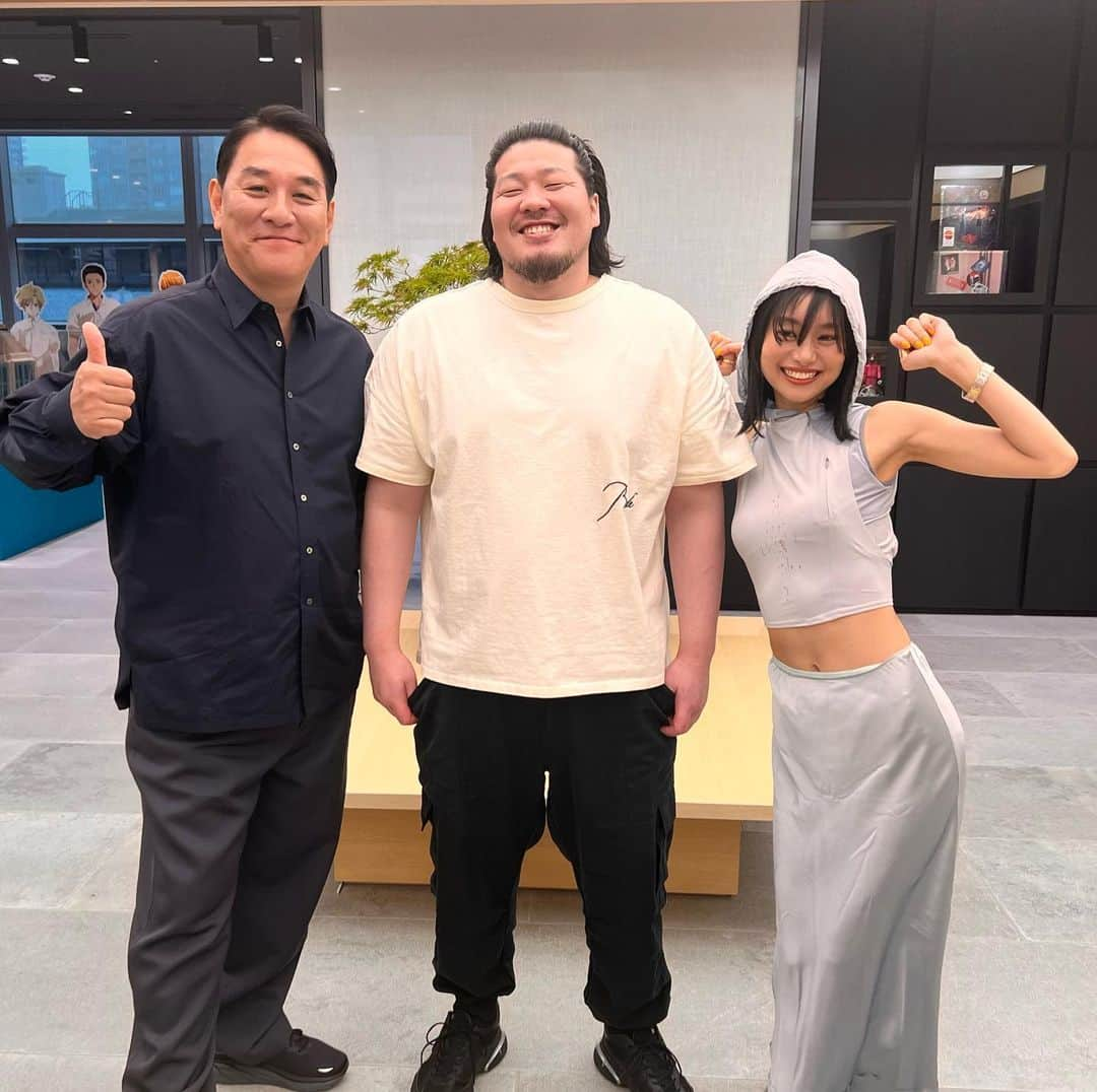 ピエール瀧さんのインスタグラム写真 - (ピエール瀧Instagram)「本日は『サンクチュアリ-聖域』の取材日@Netflix Japan  #一ノ瀬ワタル #忽那汐里 #猿将部屋」5月11日 19時13分 - pierre_taki