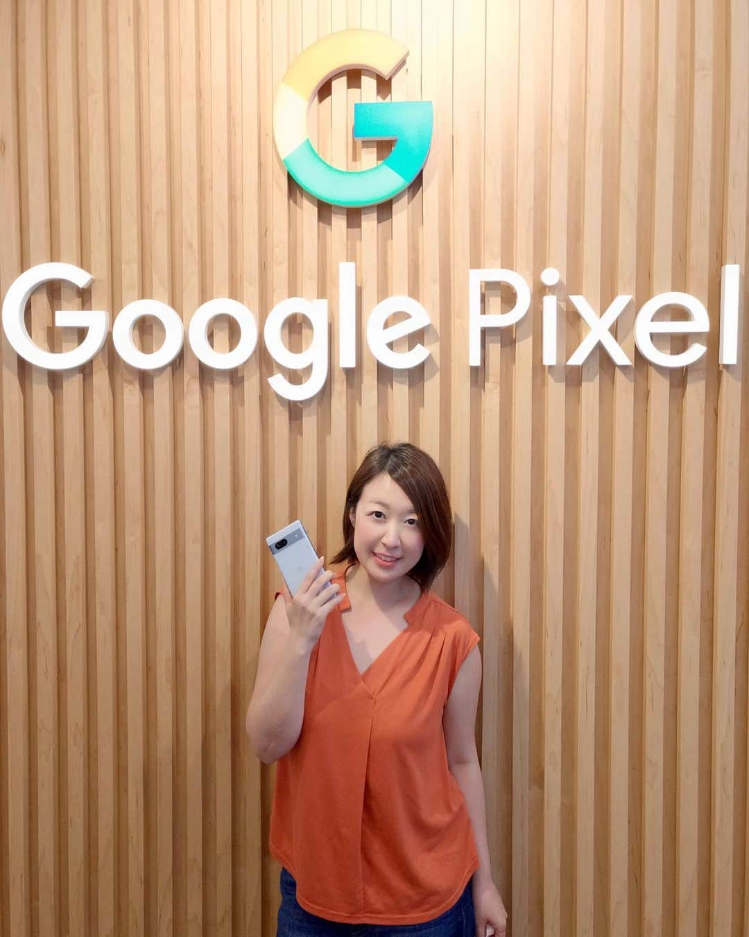 蛯原天のインスタグラム：「すぐ買う  #GooglePixel7a #Android #GoogleIO #スマートフォン」