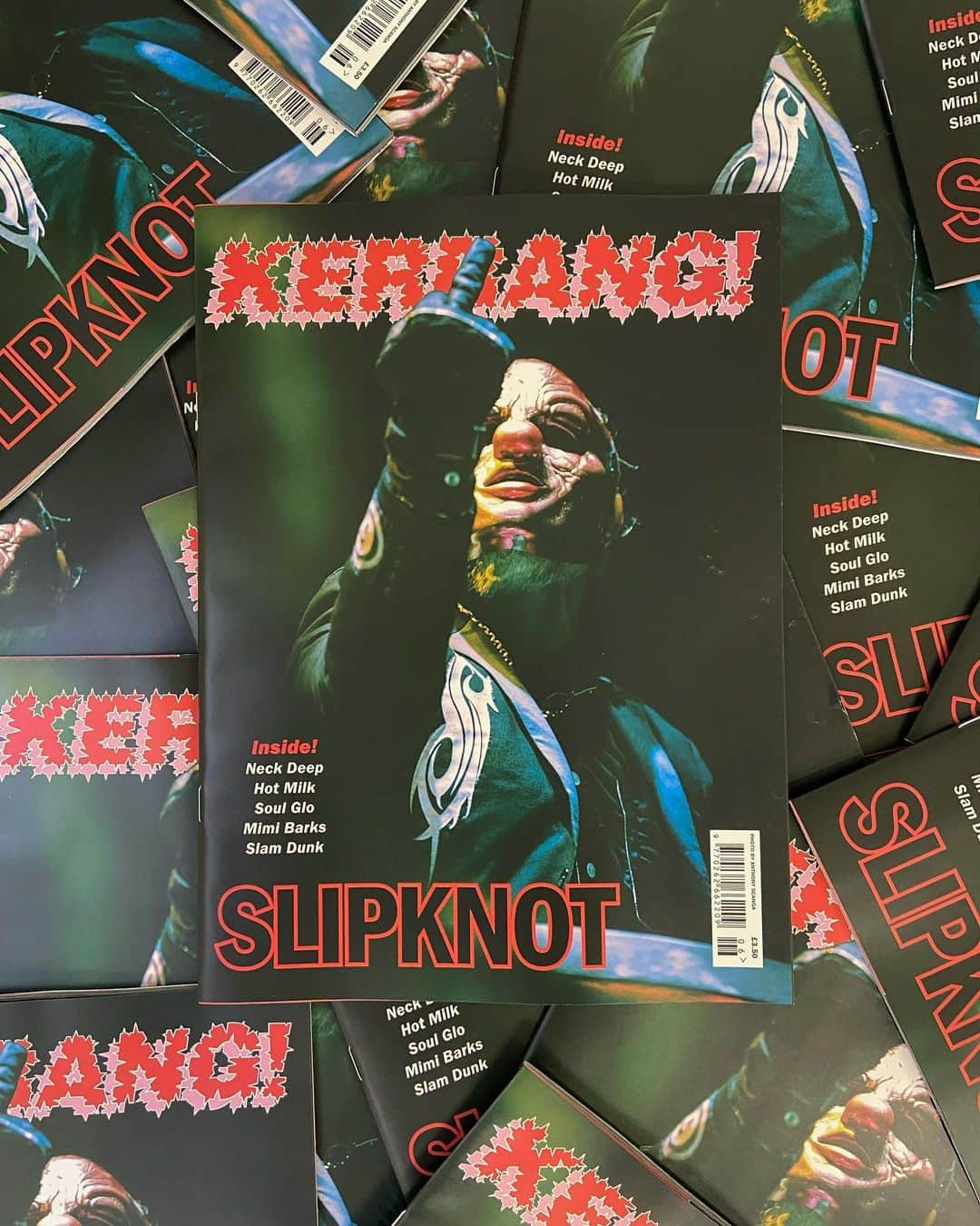 Slipknotさんのインスタグラム写真 - (SlipknotInstagram)「“My heart and soul is dedicated to Slipknot” 🔥  In the new summer print issue of Kerrang!, we sit down with Clown to unpack the past 12 months, getting older, coping with monumental loss, the fallout from The End, So Far, and why The Nine will live forever.  But that’s not all! We head to Berlin’s infamous nightclub Berghain with doom trap demon Mimi Barks, pop-punk favourites Neck Deep take us inside the gigs that changed their lives, we join Hot Milk on their journey to superstardom, head inside the studio with Svalbard, and discover why Soul Glo are the hardcore band you need right now.  Get your copy of Kerrang!’s summer issue now at the link in bio 🔗」5月11日 20時02分 - slipknot