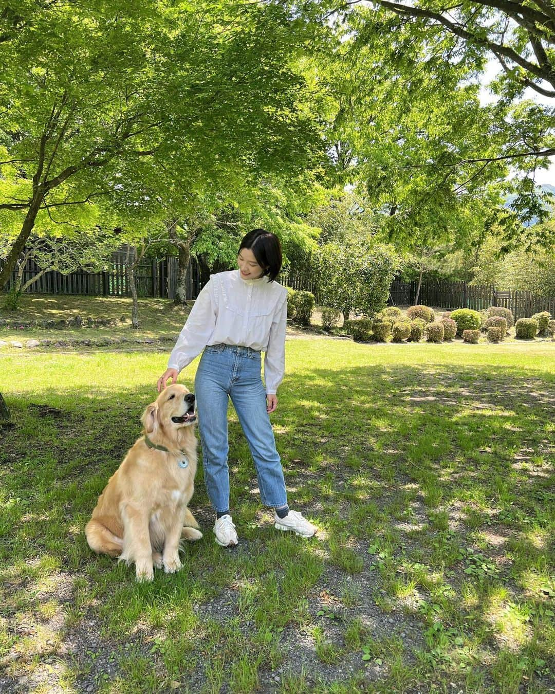 今田美奈さんのインスタグラム写真 - (今田美奈Instagram)「_ 毎年恒例の家族旅行🦮🌿　 自然沢山のところで､のんびり癒された〜^_^」5月11日 20時14分 - _minaimd.j_