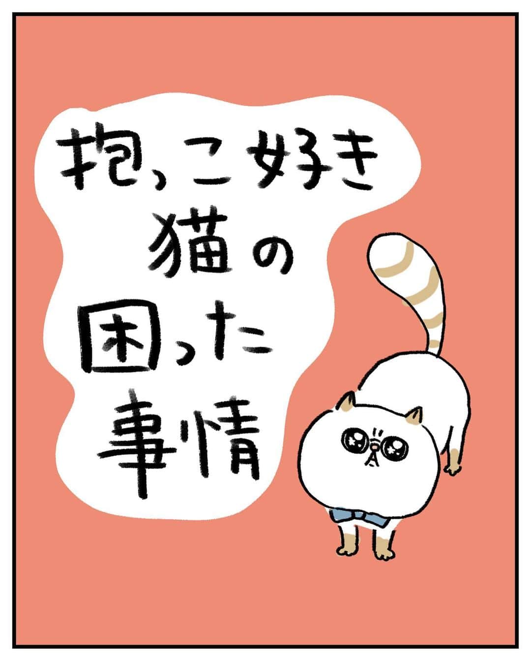 うえだしろこのインスタグラム：「・ ・ ・ 持ち上げた勢いで毛が舞い、 なでなでするたびに毛が舞い、 スキンケア後のテカテカした顔にべったりと毛が張り付くのである・・・！  こうなると、もう一回顔を洗うか ロールクリーナーで顔面をコロコロするしかないのである。  #育児漫画 #育児日記 #育児絵日記 #コミックエッセイ #ライブドアインスタブロガー #猫のいる生活 #換毛期」