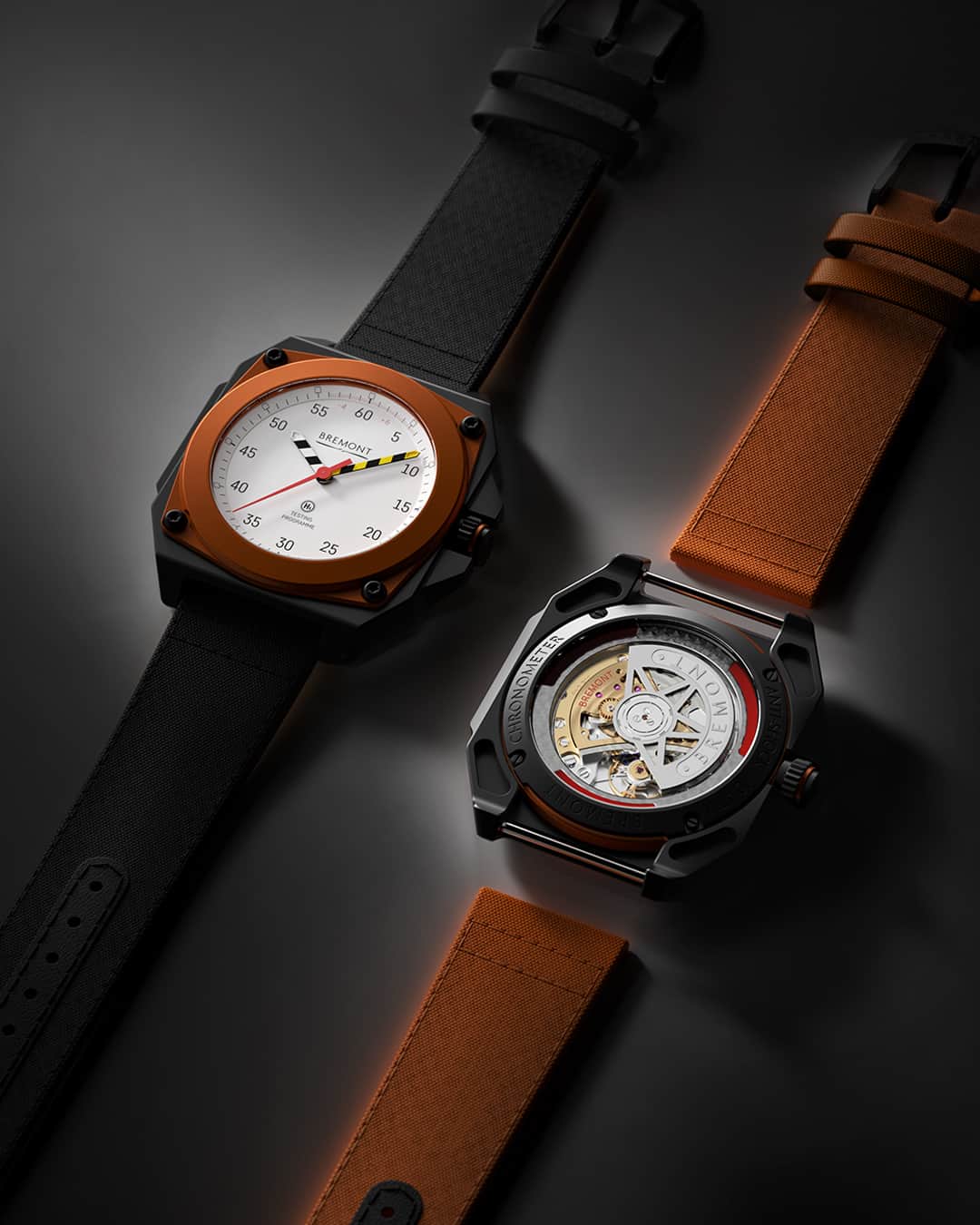 のインスタグラム：「Powered by a Bremont Manufactured Movement ⚙️  The Limited Edition MB Viper is powered by a Bremont manufactured ENG352 calibre movement, which features a 65 hour power reserve and comes with an extended warranty of 5 years upon registration. It is tested using Bremont's H1 Timing Standard, which is directly comparable to the ISO3159:2009 Chronometer test.   Find out more about the MB Viper at the Link-in-Bio 🔗  #Bremont #Bremontwatches #MBViper #BremontMB #WatchesofInstagram #Watch #Watchcollector #ENG300」
