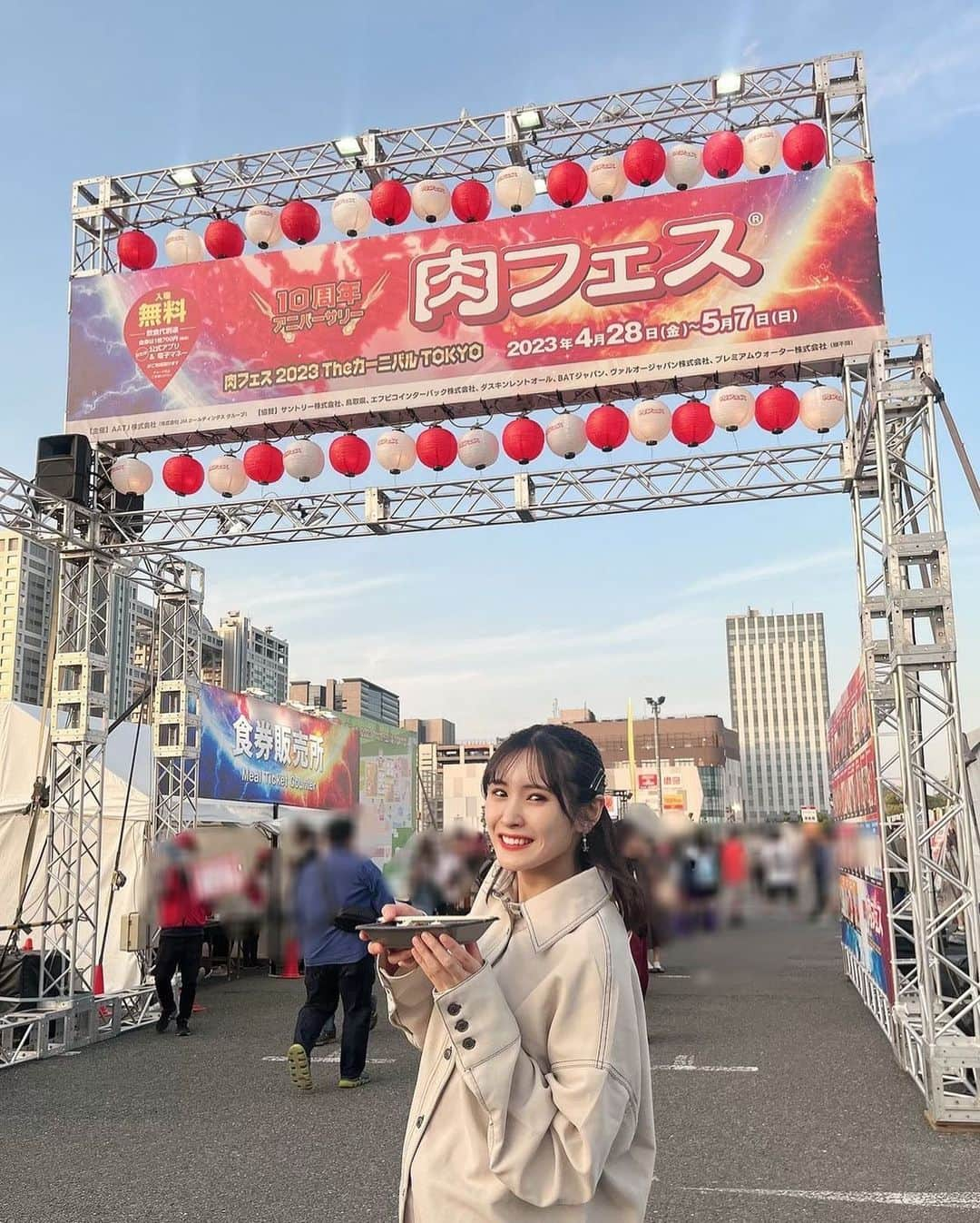 川崎優菜さんのインスタグラム写真 - (川崎優菜Instagram)「. . .  楽しかったなぁ〜 美味しかったなぁ〜🍖  #肉　#肉フェス　#お台場　#meet #japan #tokyo」5月11日 20時28分 - yuna.kawasaki.29