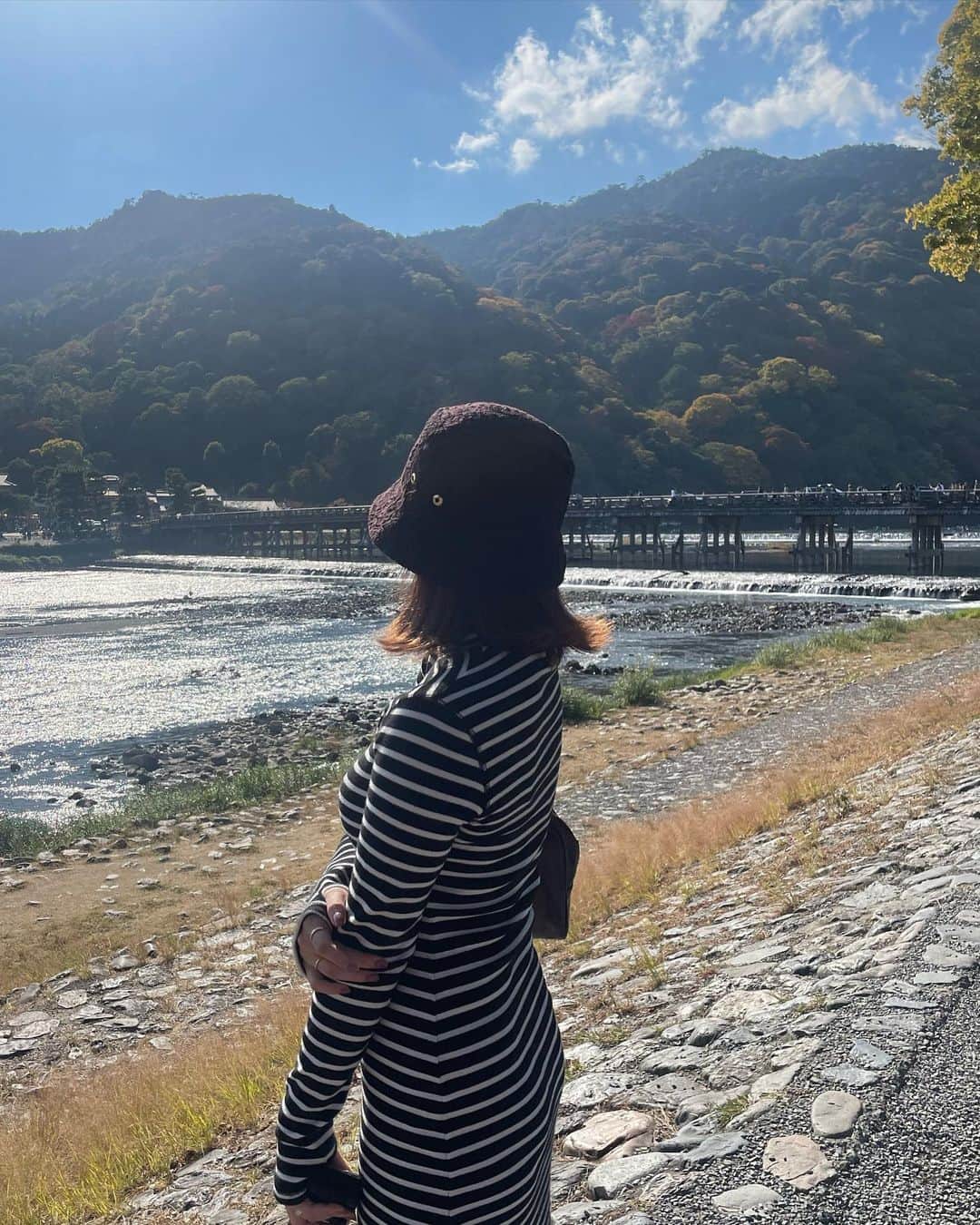 大和田南那のインスタグラム：「ママと京都旅行に行った時の🕊️  美味しいお料理や綺麗な景色にすごく癒されました🌿🪐… 色んな所へ行って日本をもっと知りたいなぁ🪷」