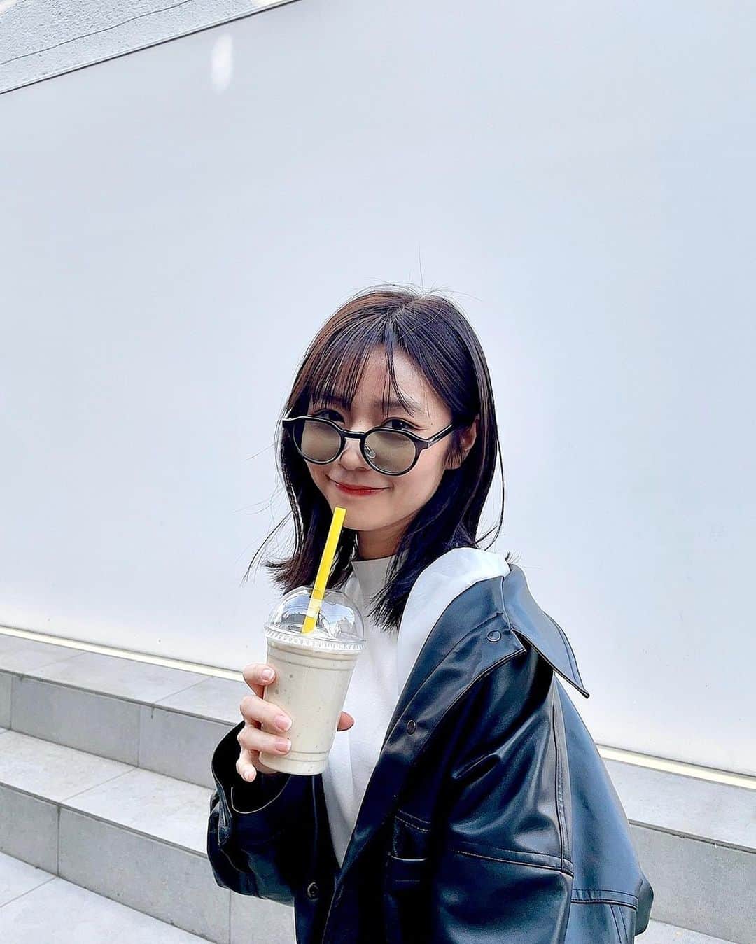 杉浦みずきのインスタグラム：「. 原宿の行ったことない場所散歩した 天気良くていっぱい歩いてしあわせ感じまくりday バナナジュースゲット🍌」
