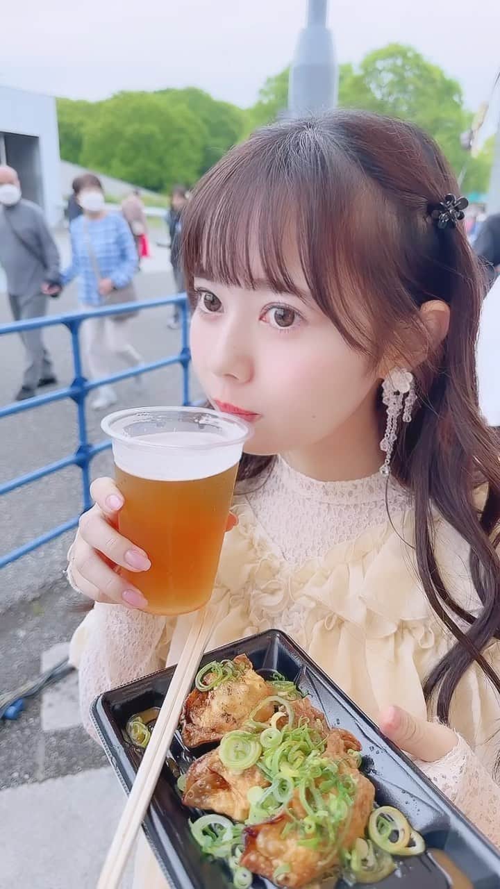 近藤沙瑛子のインスタグラム：「餃子フェスの時の🥟」