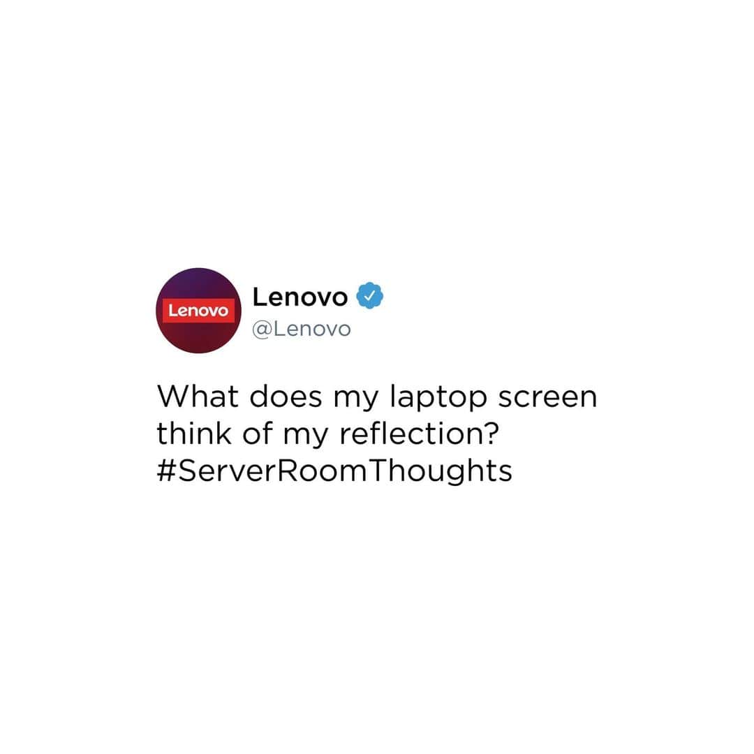 Lenovoのインスタグラム：「We want to believe it's a special kind of bond. #ServerRoomThoughts」