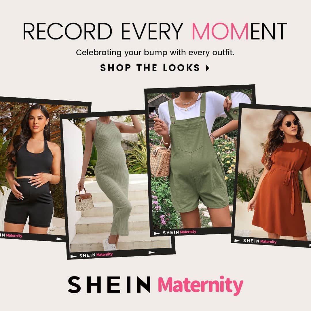 SHEINのインスタグラム：「Embrace your bump with posh and playful styles that keep you feeling comfortable and confident in SHEIN MATERNITY 🤰💫  🔎10262098 10209107 14869502 14562130 14397091 14985157 15272858 15379914  #maternityfashion #maternitystyles」