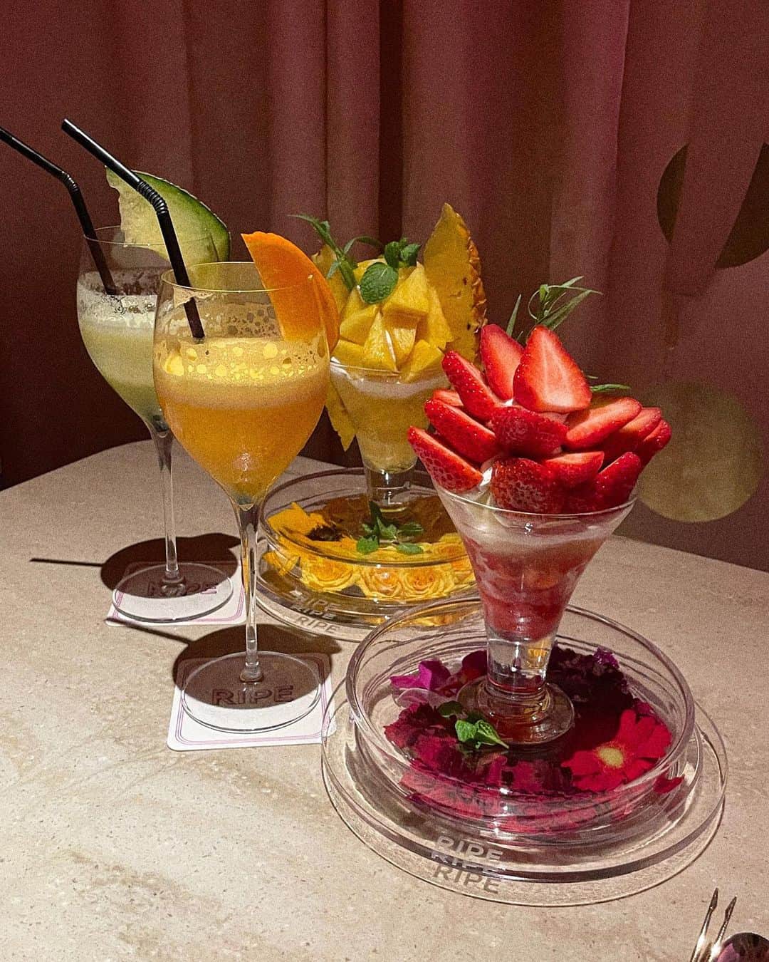 神崎菜緒（なをまる）さんのインスタグラム写真 - (神崎菜緒（なをまる）Instagram)「ㅤㅤㅤㅤㅤㅤㅤㅤㅤㅤㅤㅤㅤㅤㅤㅤㅤㅤㅤㅤㅤㅤ 全種類のフルーツが美味しかった🍈🍊🍍🍓✨」5月11日 21時55分 - nao_snow