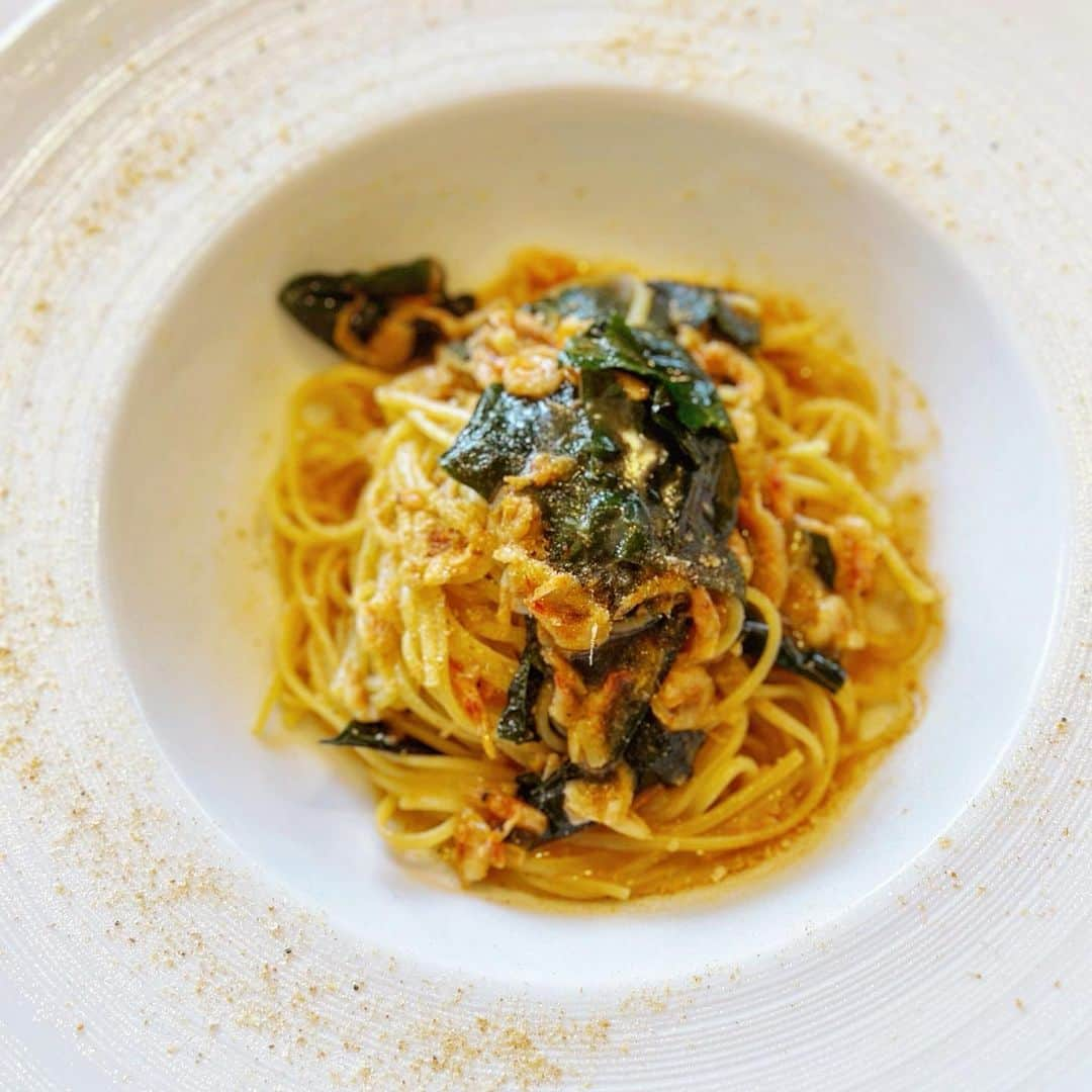 ベリッシモ・フランチェスコさんのインスタグラム写真 - (ベリッシモ・フランチェスコInstagram)「Wow! Delicious spaghetti with Sakura shrimp at Ristorante Incroci in Nakasu🦐🍝✨ 西中洲のインクローチに遊びに来ました！とても美味しいイタリア料理を頂きました❤️ Spaghetti con i gamberetti ed un po’ di vinello bianco… Tutto veramente buono!👍 #ベリッシモ #料理研究家 #イタリア料理 #イタリア人 #イタリアンシェフ #italian #italianfood #foodporn #foodie #foodstagram #foodblogger #spaghetti #spaghetticonigamberi #fukuoka #nakasu #中洲 #福岡 #スパゲティ #パスタ #グルメ #福岡グルメ #allafacciadeirosiconi #pastalover #pasta #italianstyle #西中洲 #西中洲グルメ #enjoylife #桜エビ #魚介」5月11日 22時56分 - bellissimoyoshi