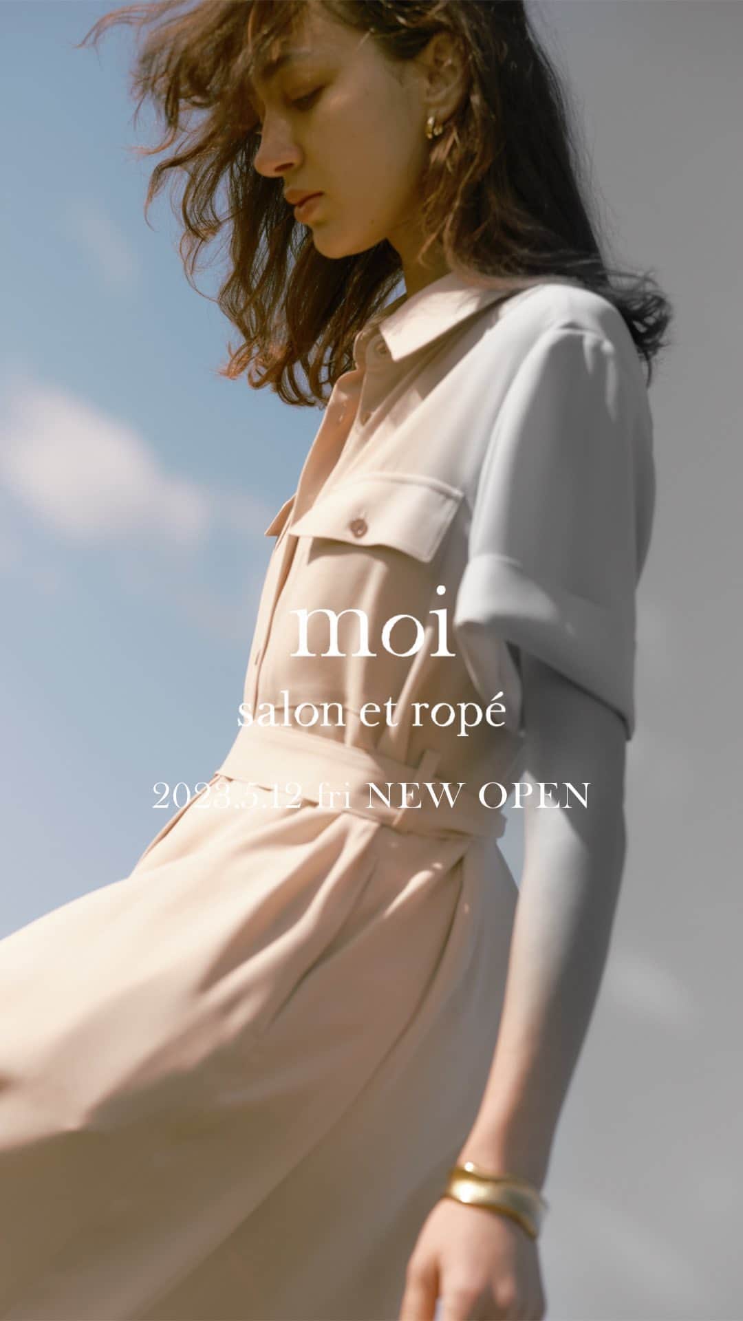 ロペのインスタグラム：「▶︎INSTA LIVE ⁡ 【moi salon et ropé】 NEW OPEN 5.12(FRI.) - ⁡ いつもロペをご愛顧いただき誠にありがとうございます。 この度、ROPÉとSALON adam et ropéから新しいライフスタイルショップとして 「moi salon et ropé（モア サロン エ ロぺ）」をオープンいたします。 ⁡ "more love, moi woman"をコンセプトに、 ROPÉの持つエレガンスさと、SALON adam et ropéのライフスタイル提案を掛け合わせ特別な空間を演出します。 ⁡ オープンに伴い、さまざまな特典をご用意しております。 ぜひ、この機会にご来店をお待ちしております。 ⁡ ＜moi salon et ropé 髙島屋大阪店＞　 住所：〒542-8510　大阪府大阪市中央区難波5丁目1番5号　3階婦人服売り場 TEL：06-6631-2213 ⁡ ⁡ ⁡ #fashion #INSTALIVE #インスタライブ #moisalonetropé #osaka #大阪高島屋 #なんば #ロペ #ROPÉ #ropejp」