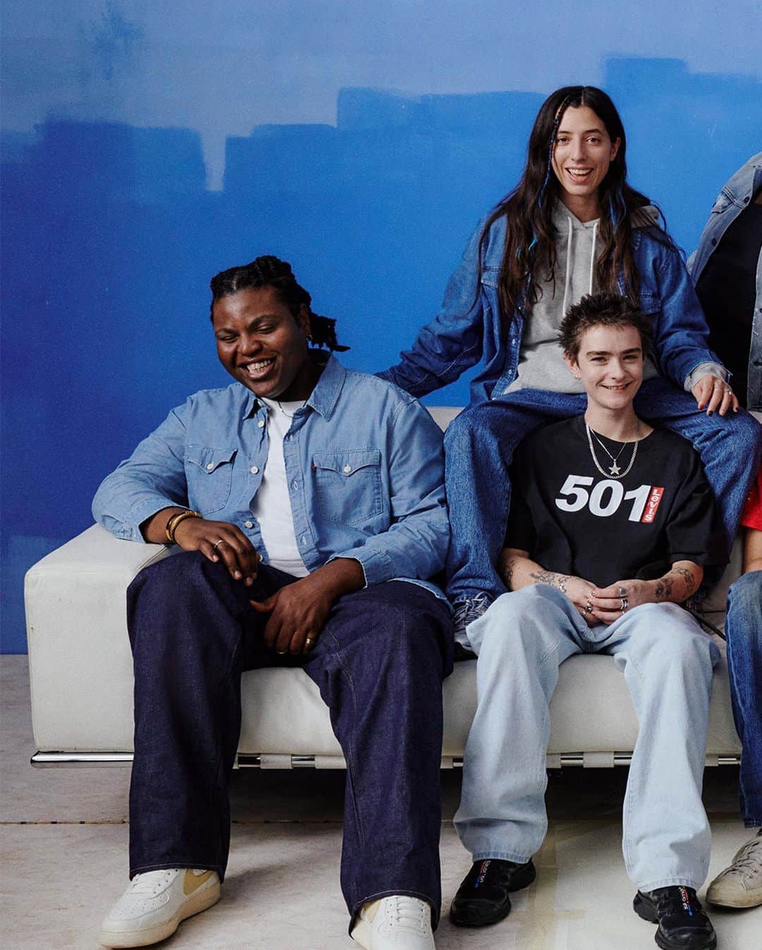 Levi’sのインスタグラム：「Tight. Loose. Rolled. Cuffed. There’s literally no wrong way to style our legendary 501® Jeans. Shop this season’s new vintage-inspired washes and DIY-style finishes at the link in bio. #150YearsOf501」