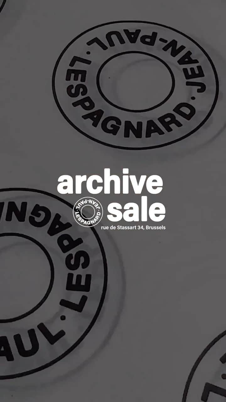 ジャンポールレスパナールのインスタグラム：「ARCHIVE SALE BRUSSELS MAY 12, 13, 14 BOOK ONLINE LINK IN BIO  Dear friends,  I am very excited to invite you to my first archive sale mid-May. An occasion to let you discover my one-of-a-kind collection items, prototypes from my shows, exclusive showroom archives, inspirational objects, patterns, fabric developments. In one word : TREASURES  As I privilege human connection and each piece has its story, this event will take place by appointment, at 34 rue de Stassart in 1050 Brussels. Near Porte de Namur.  Over the years, nomadism took a natural place in my approach to creation, production and presentation. I had the pleasure to practice it in my recent works, and to showcase this new perspective at Extra-Ordinaire. Early January, I reshaped the E-O concept under my own name for more inter-national flexibility and freedom.  Still, Belgium will always remains the sweetspot of the Jean-Paul Lespagnard brand. ♥️  LET'S CELEBRATE  I would love to share the very beginning of this adventure with you.  So, mark your calendars and get ready to support me getting prepared for departure in september.  Feel free to share it with your community as I need to travel light!  I can't wait to meet you during one of these moments.  JPL ♥️」
