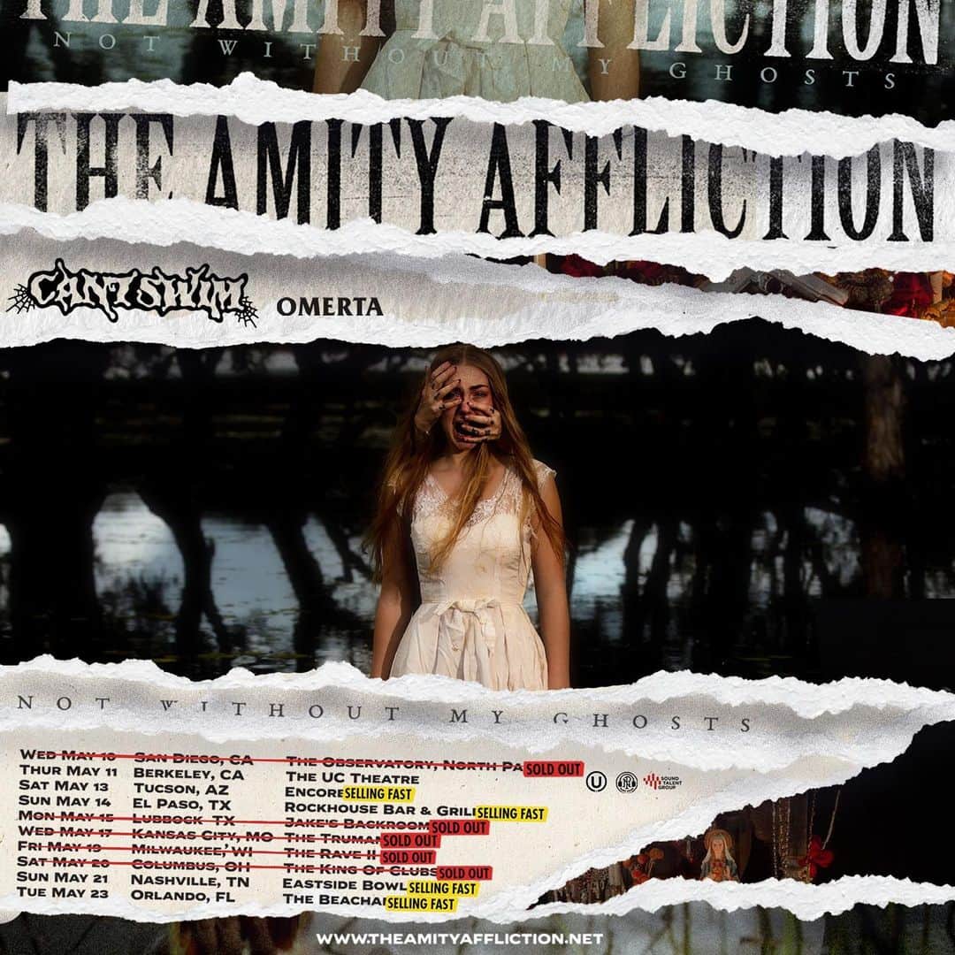 The Amity Afflictionさんのインスタグラム写真 - (The Amity AfflictionInstagram)「Our new album 'Not Without My Ghosts' is now out in Australia and NZ! The rest of the world will get it when it hits the 12th in your time zone. Stream it, buy some merch and vinyl all at the link in bio.」5月12日 6時22分 - theamityaffliction