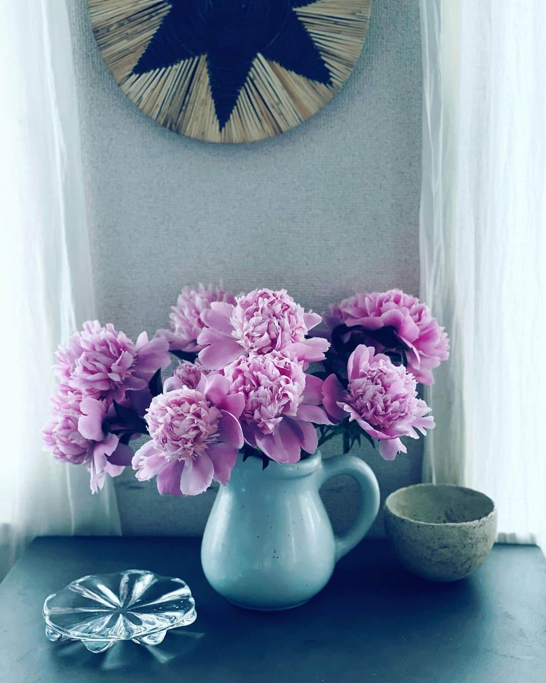 真藤舞衣子さんのインスタグラム写真 - (真藤舞衣子Instagram)「@kanekonoen の芍薬の季節がやってきました！ 今月はかなりドタバタでお家に飾れないのではないかとドキドキしましたが、見事に咲いてくれて目にも香りにも癒されます🌸  #金子農園」5月12日 8時51分 - maikodeluxe