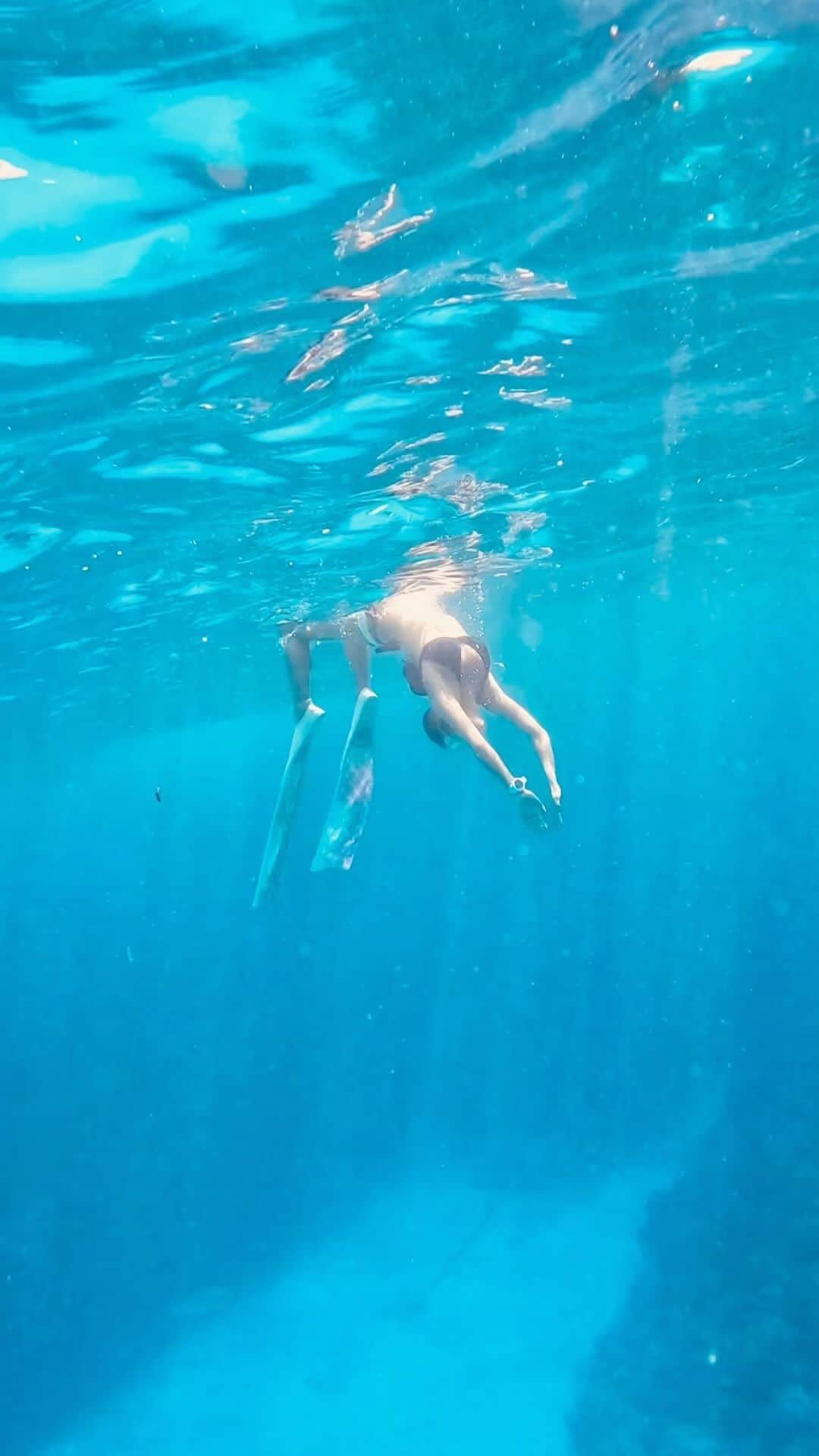 ToyoMaruのインスタグラム：「『癒し』をお届け🧜‍♀️🌺🫧 feel the Earth🌏 let's go to the Sea  📍okinawa japan Ryukyu islands vibes mermaid🧜‍♀️🫧  「控えめに言って、最高✨✨」  back jackknife✨美しい💙  チャレンジしてみてください🤙  皆さんと素敵な瞬間を共有できることを 楽しみにしてます🧜‍♀️🌺🫧  ◆◆◆お知らせ◆◆◆ 365日年中無休・とよまるツアー🌺 なんでもご相談くださいませー！ ・無人島映えツアー🏝半or1day ・1日１組限定.船チャーター海遊び⚓️ ・慶良間ダイビング🤿 ・ジェットスキーツーリング🌊 etc…🌞  2023年2月〜3月 沖縄本島・那覇発🛥ホエールスイム🐳  2023年1月〜4月 与那国trip✈️ハンマーツアー🦈  2023年11月モルディブtrip✈️ 初の島ステイが実現🏖  開催します👏👏👏 それぞれ詳細お知らせします🤗 ご興味ある方📩DMください！ ご予約・お問い合わせお待ちしております ⚓️⚓️⚓️⚓️⚓️⚓️⚓️⚓️  #映え職人  #映えまる  #映えまる水産  #とよまるツアー  #toyomaru号  #okinawa  #skindiving  #gopro  #travel  #sea  #沖縄 #沖縄旅行 #旅行  #スキンダイビング  #無人島 #水着  #慶良間諸島 #ドローン  #インスタ映え  #網美景點 #沖繩 #沖繩旅遊  #潛水 #自由潛水  #leaderfins #タビジョ」