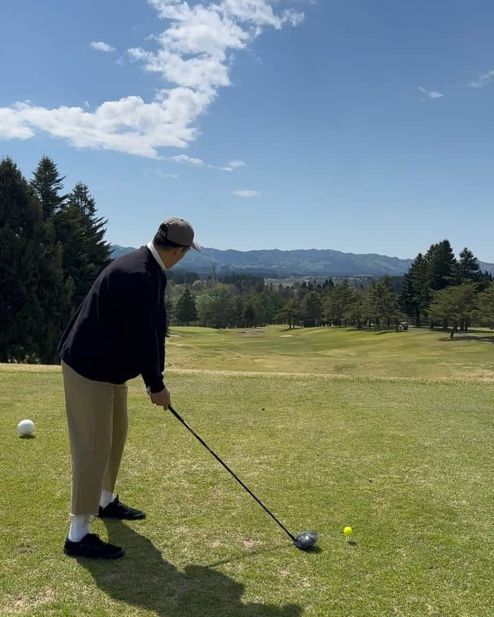 保岡龍斗のインスタグラム：「🏌️‍♂️⛳️」