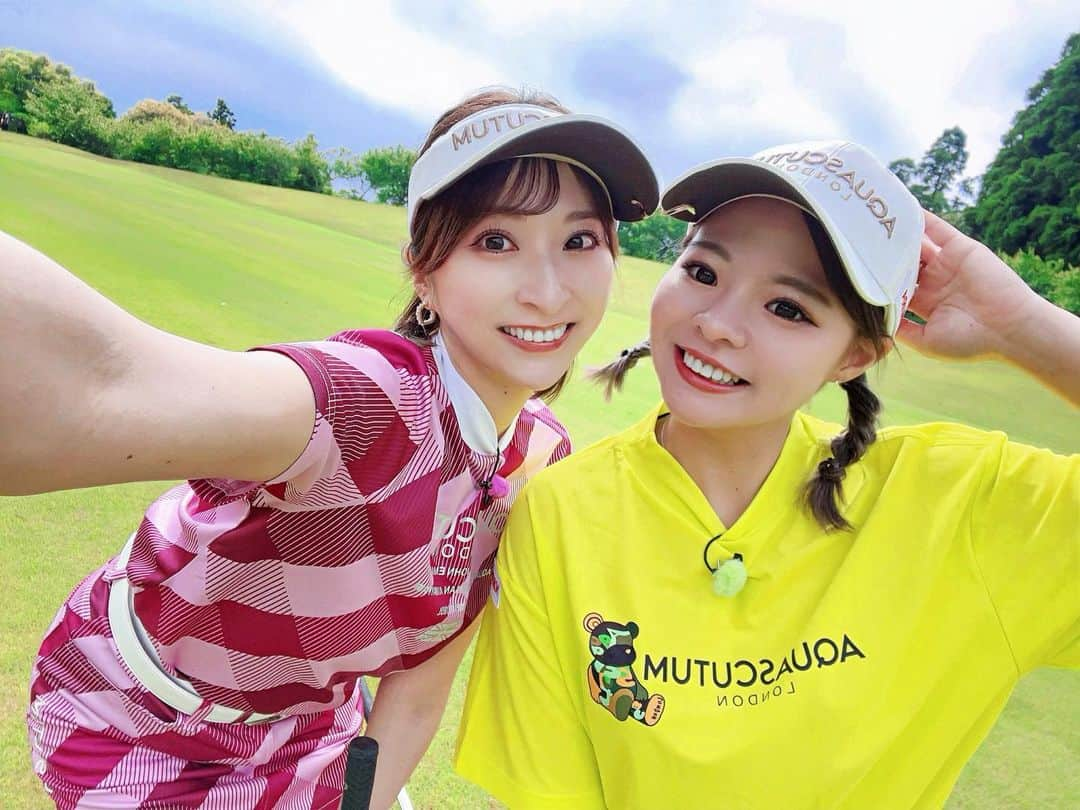 緒方咲さんのインスタグラム写真 - (緒方咲Instagram)「可愛い可愛いあすちゃんと⛳️💕  外見は可愛らしいのに ゴルフは本当にカッコ良くて 大興奮でした😍🩷😍🩷  今度、ランチや筋トレ、ジム行くの楽しみだな🌷  #ラウンド #ゴルフ #golf #ゴルフ女子 #golfwear #ゴルフ場 #ゴルフファッション #ゴルフウェア #golffashion #ゴルフ好き #golfer #golfstagram #golfing #instagolf #golfswing #golfgirl #골프 #골프스타그램 #골프패션 #高尔夫球 #高尔夫 #fashion」5月12日 19時18分 - chaaansaki