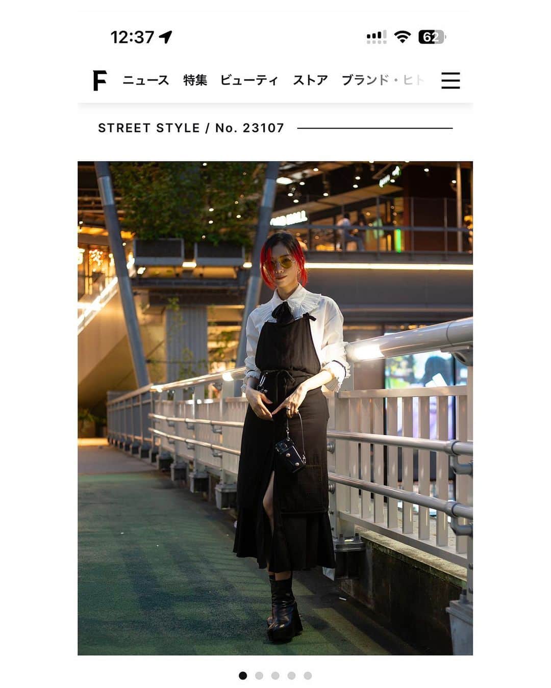 si ouxのインスタグラム：「Thank you! @fashionsnapcom  . p/ @ryota110722」