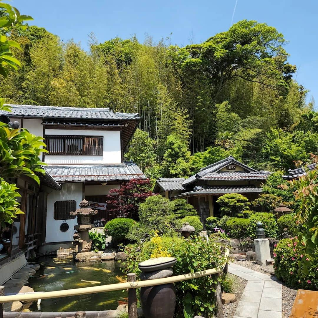 武東由美さんのインスタグラム写真 - (武東由美Instagram)「島根県松江の『八雲庵』です 風景を見ながら...  #武東由美 #モト冬樹 #しまね #松江市#八雲庵 #八雲庵割子そば #出雲ランチ #姉妹 #松江市 #松江市グルメ #松江市ランチ」5月12日 13時27分 - pochalime12