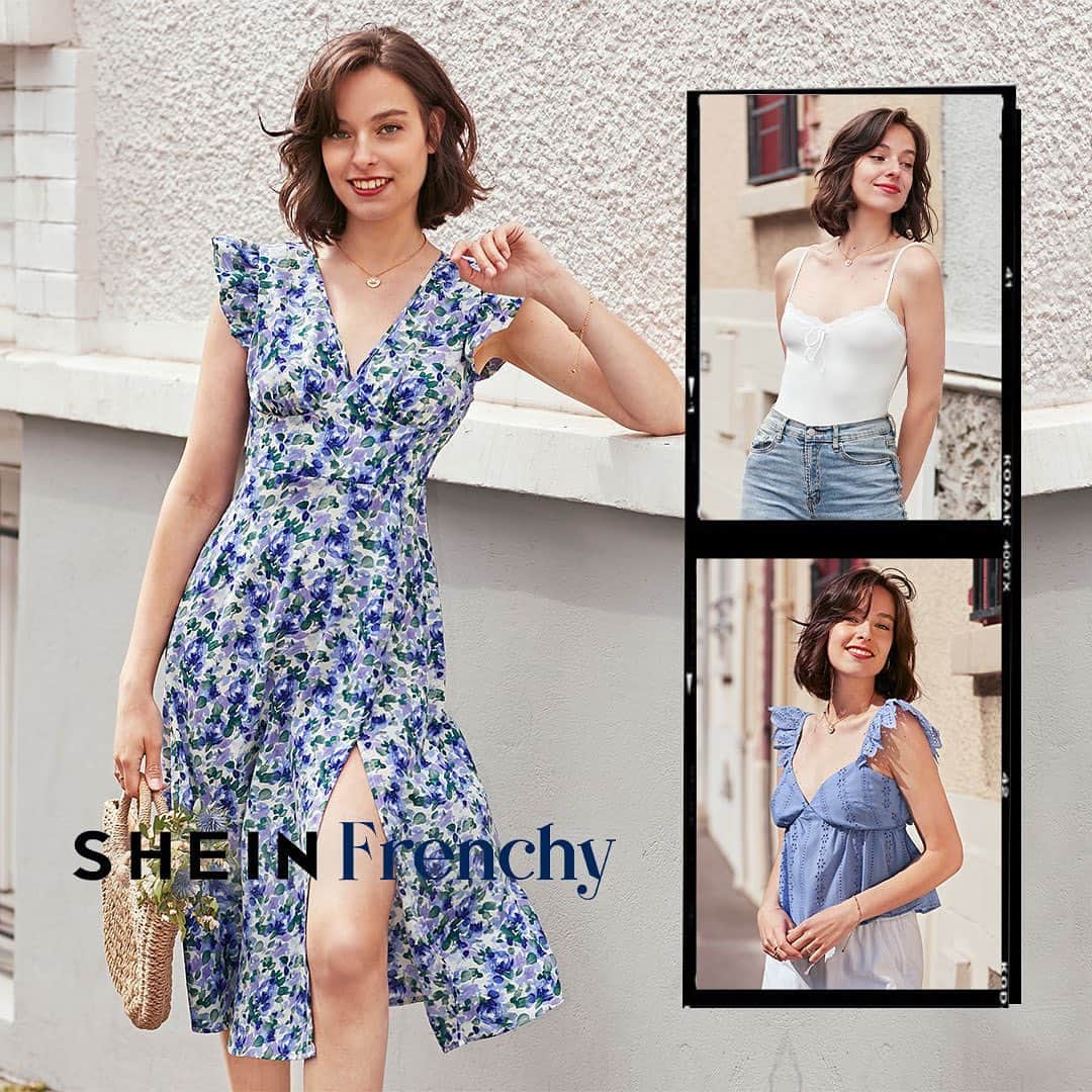 SHEINさんのインスタグラム写真 - (SHEINInstagram)「Channel your inner Parisian with timeless chic pieces from SHEIN FRENCHY ✨  🔎15379918 15379880 15379885 15379923 15379552 15379627 15379527  #frenchstyle #retroclothes」5月12日 17時00分 - sheinofficial