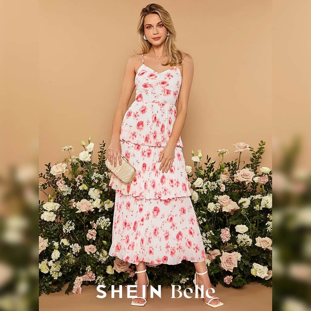 SHEINさんのインスタグラム写真 - (SHEINInstagram)「Step up your summer style game and stay cool in chic event wear with elegant A-line dresses from SHEIN BELLE 💃👗  🔎14875993 14875733 14876517 14876217 14869363 14806585  #SHEINBelle」5月12日 16時35分 - sheinofficial