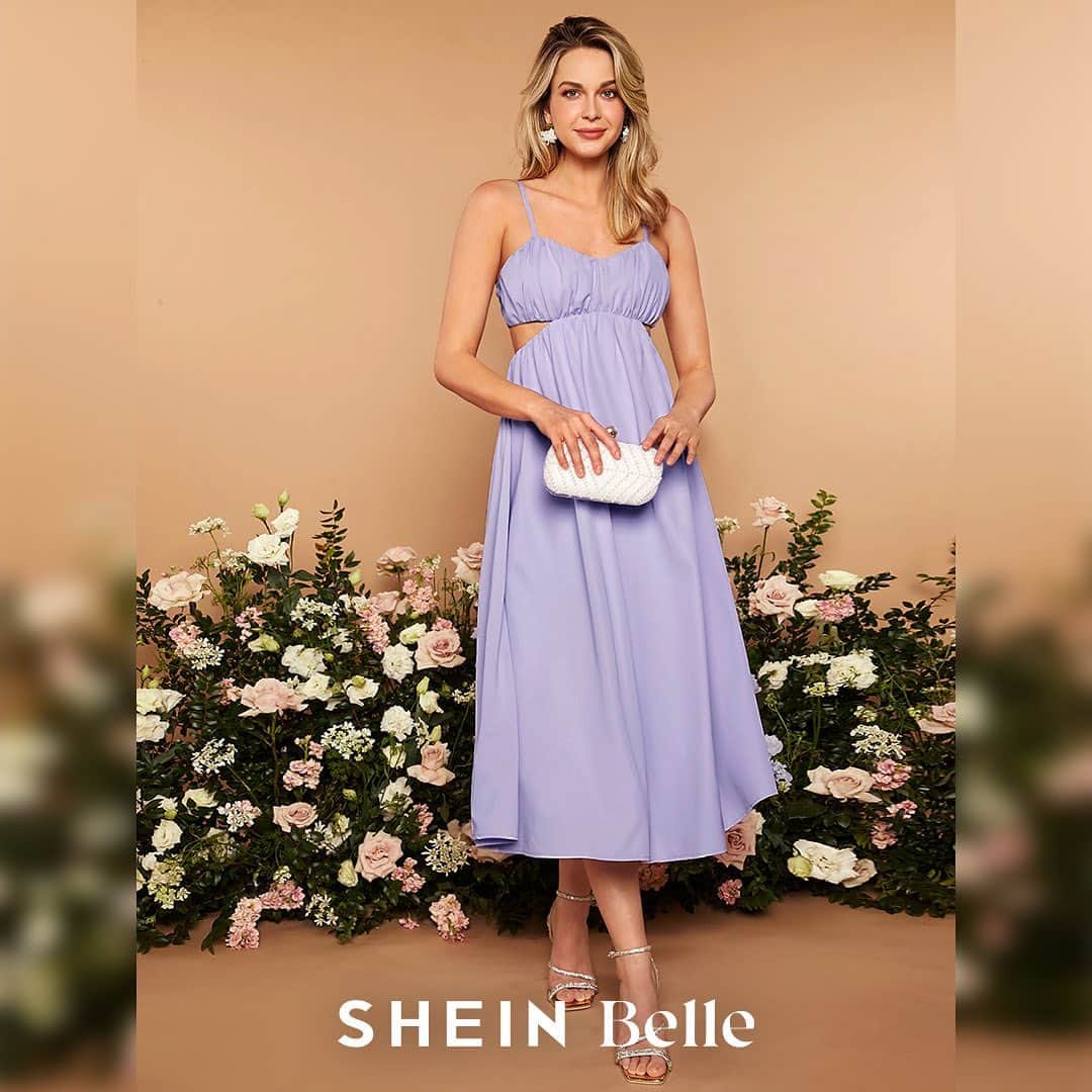 SHEINさんのインスタグラム写真 - (SHEINInstagram)「Step up your summer style game and stay cool in chic event wear with elegant A-line dresses from SHEIN BELLE 💃👗  🔎14875993 14875733 14876517 14876217 14869363 14806585  #SHEINBelle」5月12日 16時35分 - sheinofficial