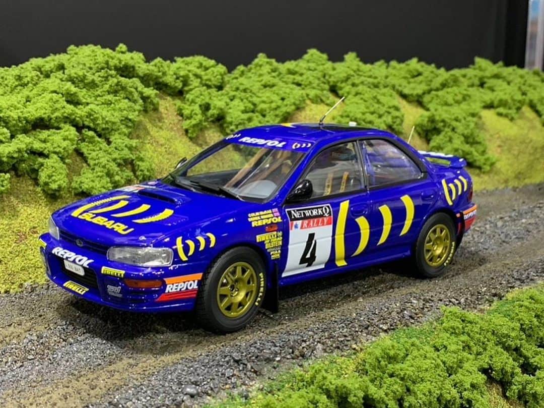 kyosho_official_minicar toysさんのインスタグラム写真 - (kyosho_official_minicar toysInstagram)「. 静岡ホビーショー発表モデル Subaru Impreza 1994 RAC No4 & 1995 モンテカルロ No5  #kyosho #subaru #prodrive #sti #impreza #gc8 #wrc #subie #pirelli #repsol #rac #montecarlo #rally #worldchampion #4wd #carlossainz #luismoya #derekringer #colinmcrae #jdm #118scale  #京商 #スバル #プロドライブ #インプレッサ #ラリー #ミニカー」5月12日 17時27分 - kyosho_official_minicar_toys