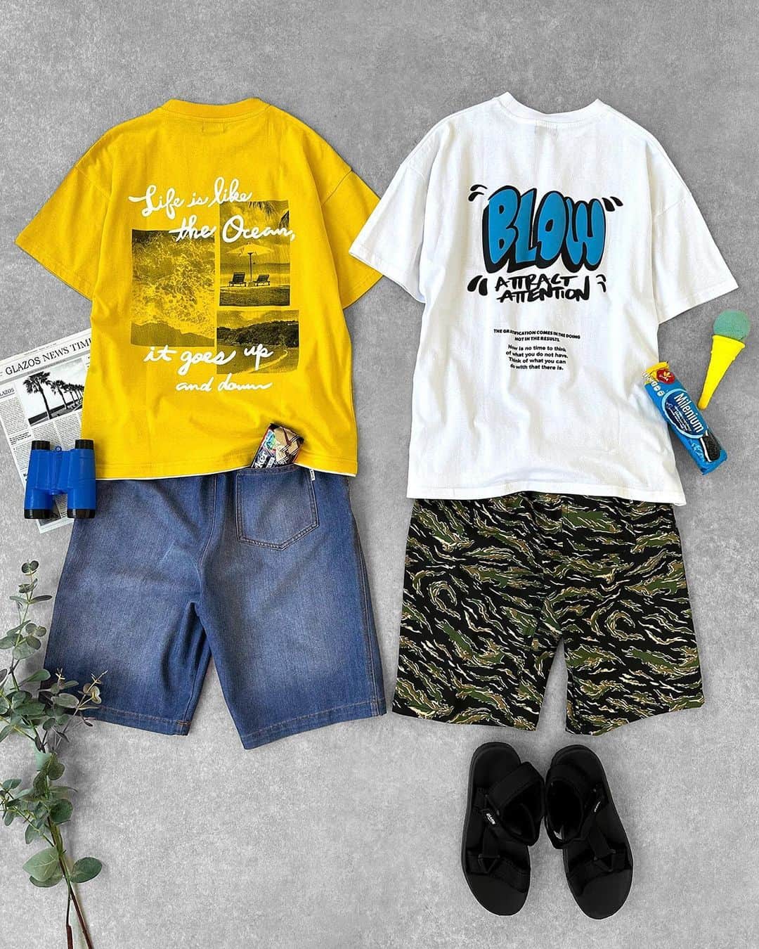 GLAZOSさんのインスタグラム写真 - (GLAZOSInstagram)「@glazos_official ⇦他の春夏アイテムはこちらから！  ／ １枚で暑い日も涼しく快適に☺️🌿 ＼  接触冷感Ｔシャツは肌に触れた瞬間から、 ひんやりして気持ちい肌触りです◎ 熱中症対策にもなるので、 これからの真夏日に向けて強い味方になること間違いなし✨  グラソスの接触冷感Ｔシャツもシーンに合わせて 様々なタイプをご用意しております♪  投稿で気になったアイテムは 画像をタップすると簡単にCheck！できます😆 是非、沢山タップしてください～！！  #glazos #グラソス #中学生コーデ #中学生男子 #小学生コーデ #小学生男子 #お洒落さんと繋がりたい #男の子ママ #子ども服 #子供服通販 #子ども服通販 #ファッション #ストリート #ストリート男子 #夏コーデ #春夏コーデ #tシャツ  #バックプリント #ロゴt #ワンポイント #綿  #半袖tシャツ #接触冷感 #ひんやり #tシャツコーデ #シティボーイ #シティボーイコーデ」5月12日 18時00分 - glazos_official