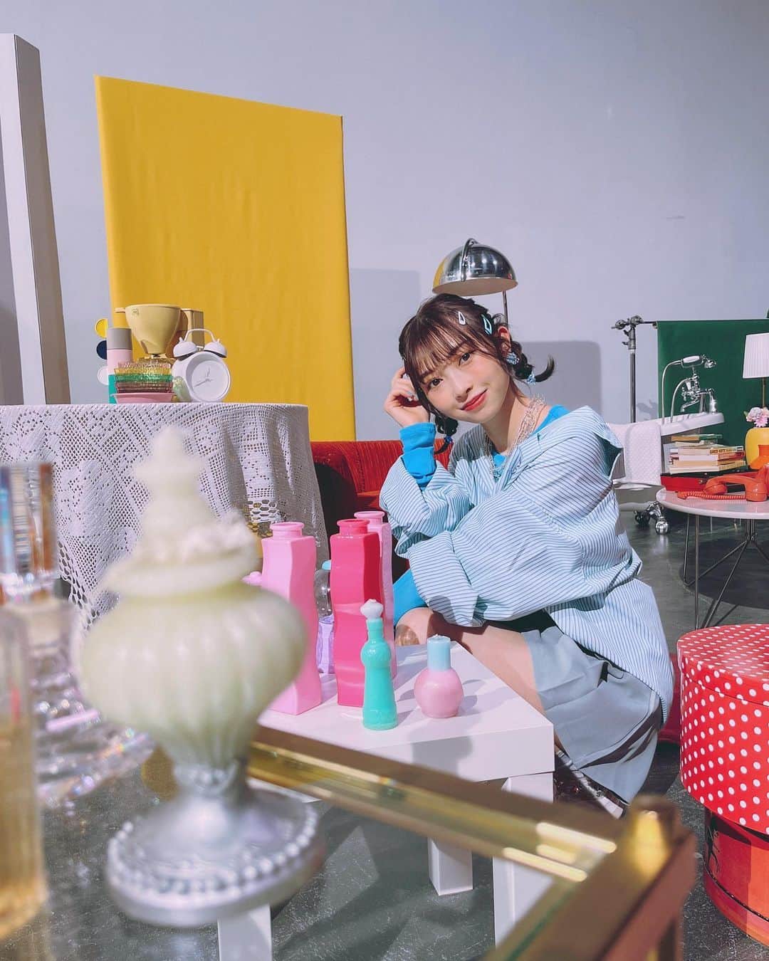 辻野かなみのインスタグラム：「❤︎  ⁡ LOVEイヤイヤ期👶🏻💞 MV10万再生超えました♪ 雰囲気とか本当に可愛くて！私も何回も観ちゃう🥰 ⁡ ⁡ そして、色々な所に自分達が〜😄 ⁡ みなさんも見つけてねっっっ🫶🏻 ⁡ ⁡ #超とき宣イヤイヤ期 #辻野かなみ　#かなみん　#超ときめき宣伝部#超とき宣  #アイドル　 #𝗂𝗇𝗌𝗍𝖺𝗀𝗈𝗈𝖽 #𝗂𝗇𝗌𝗍𝖺𝗅𝗂𝗄𝖾 #𝖿𝗈𝗅𝗅𝗈𝗐𝗆𝖾 #𝗅𝗈𝗏𝖾 #데일리룩　#데일리룩코디　#패션	#오오티디 #데일리　#좋아요　#팔로우」