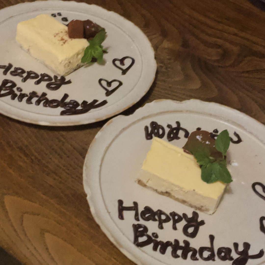 佐藤優萌のインスタグラム：「早めのお祝いしてもらった₍ ᐢ. ̫ .ᐢ ₎」