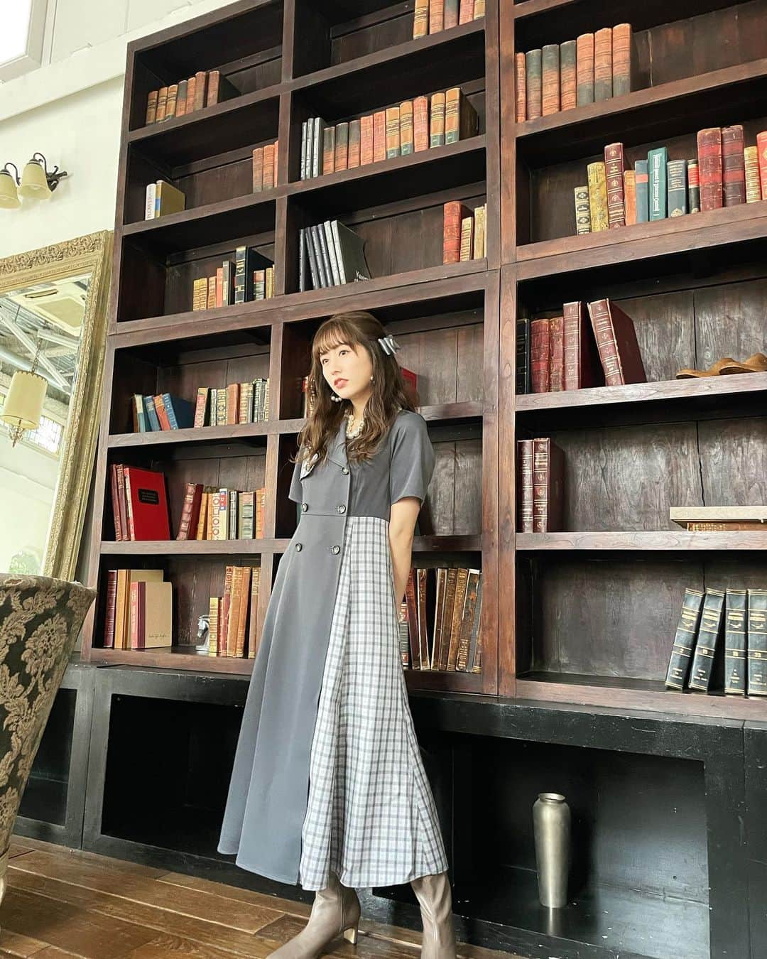 佐々木彩夏さんのインスタグラム写真 - (佐々木彩夏Instagram)「🤍  グレー人気でうれしいな🩶  @maisondefleur_press @maisondefleurpetiterobe_press2  #maisondefleur #maisondefleurpetiterobe #あーりんぐらむ」5月12日 20時48分 - ayaka_sasaki_official
