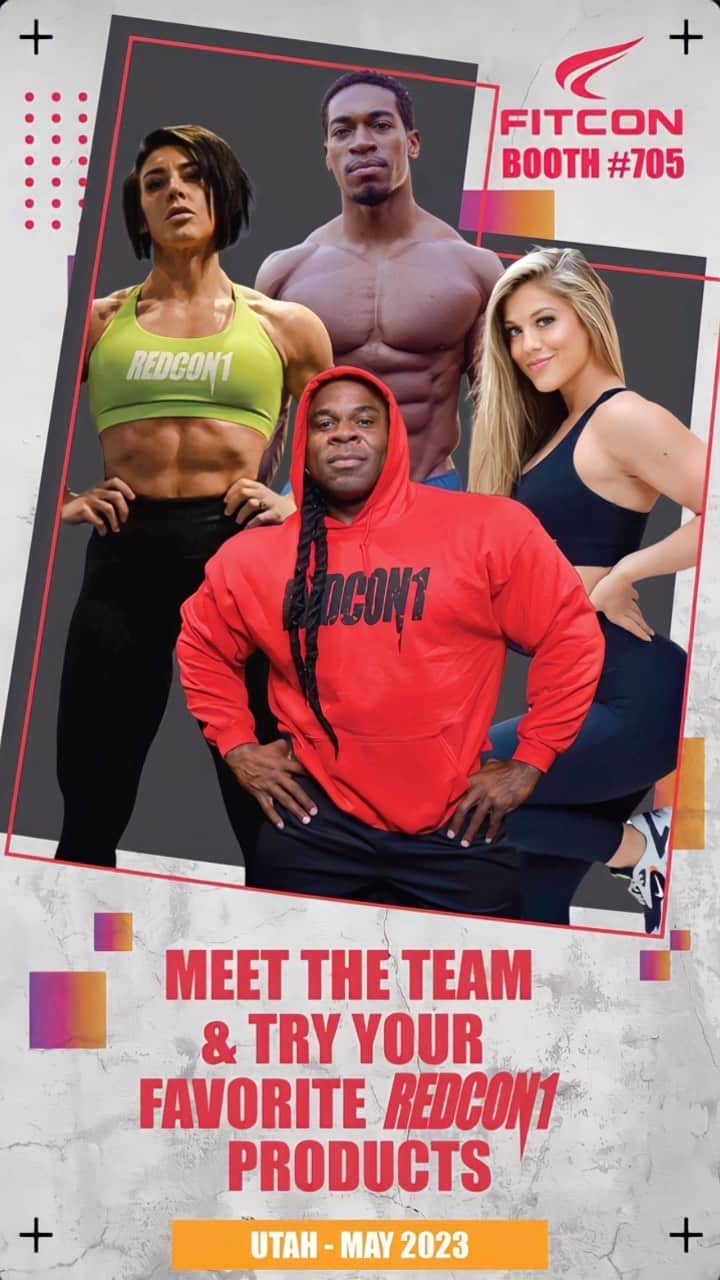 カイ・グリーンのインスタグラム：「Attention: Salt Lake City, Utah🗣 Come meet your boy today and tomorrow and the whole @redcon1 team at this years @fitcon This 2 day event is packed with giveaways, deals, workouts, seminars, and everything a fitness lover could ask for.  Come try out some of the newest products and flavors from the line! Don’t miss the action, this years expo will be on a level of its own!  #KaiGreene #Redcon1 #Fitcon」
