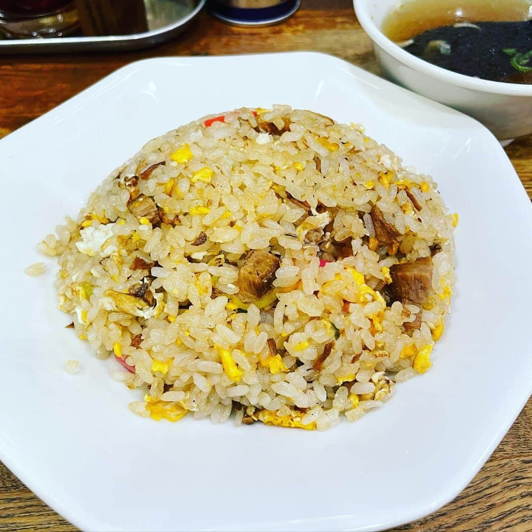 のインスタグラム：「#さいたま市#浦和区#elan#エラン#仕事前に#食事#中華#町中華#チャーハン#焼きそば」