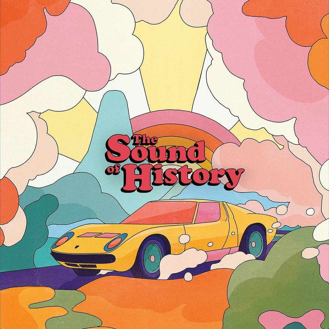 ランボルギーニのインスタグラム：「Our company was founded in 1963, so the Sixties have a very special meaning for us. There is no doubt that it has become one of the most iconic decades in history, and we made it the protagonist of our first playlist, "The Sound of History", created by our users. You can listen to it on Spotify: find the link in our Stories.  #Lamborghini #TheSoundOfHistory」
