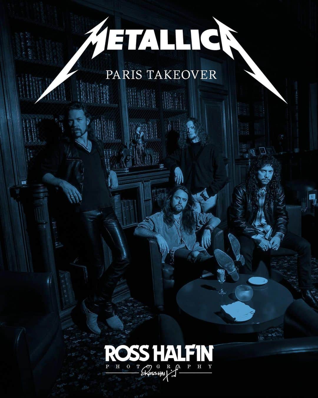 メタリカのインスタグラム：「Metallica Paris Takeover  Ross Halfin will be discussing the book Metallica: The Black Album in Black & White at the MK2 Bibliothèque as part of Metallica's Paris Takeover on Thursday May 18th, followed by a signing session for the French edition of the book, published by @glenatlivres   Tickets for this special event are available from @mk2 or 👉 Linkinbio   #metallica #rosshalfin @reelartpress」