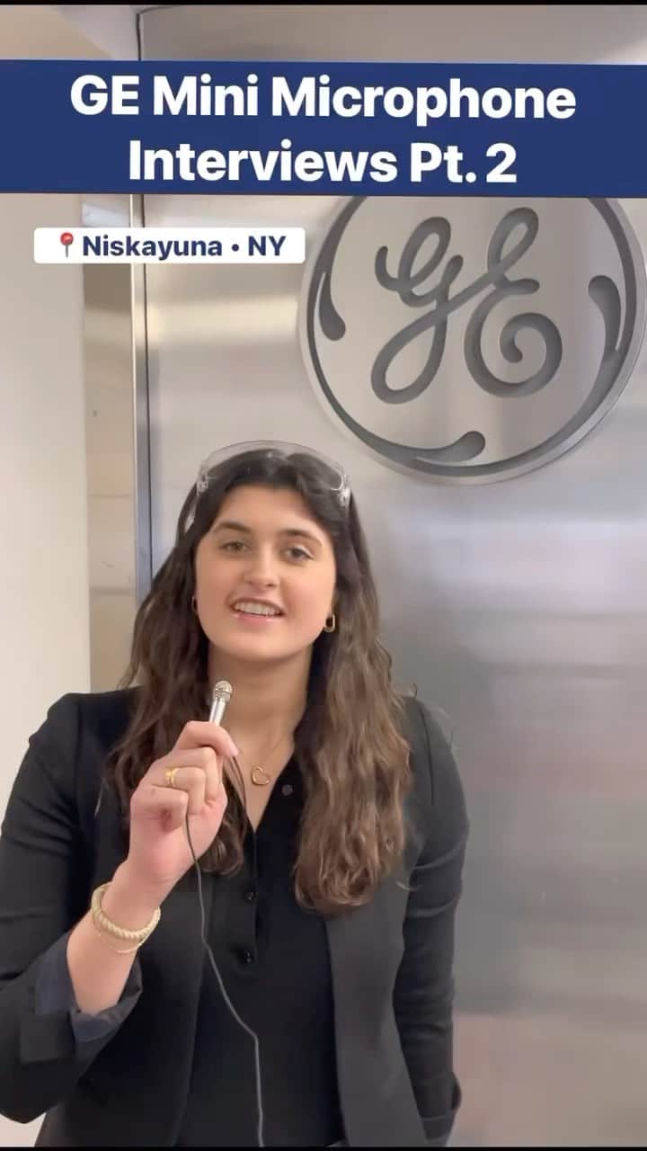 GeneralElectricのインスタグラム：「We challenged our modern-day Edison’s to describe GE in one word - here’s their quick take. #TinyMic #stem #innovation  🎤 @charlotte.winoker」