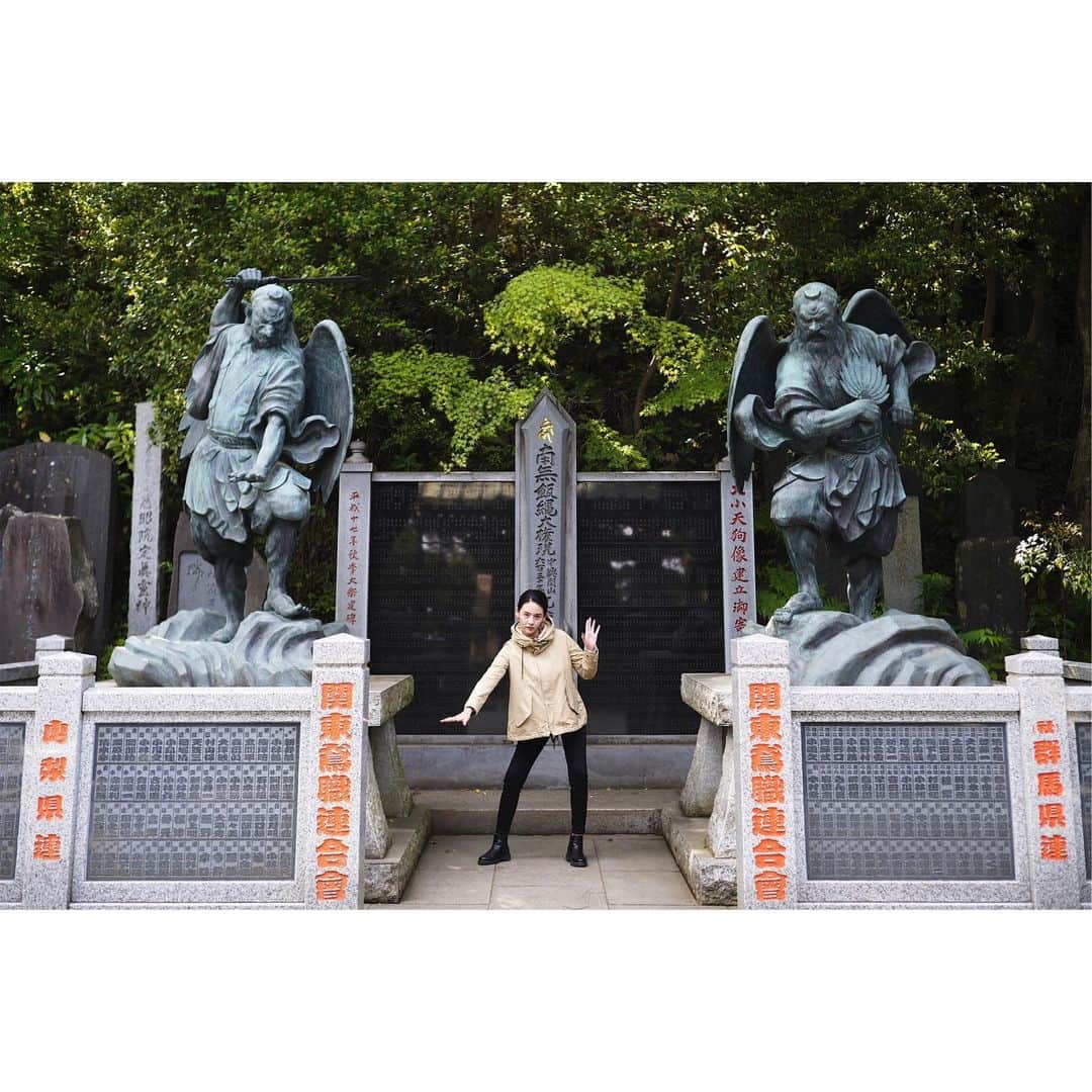 立花陽香さんのインスタグラム写真 - (立花陽香Instagram)「薬王院には烏天狗🐦👺🪶が祀られています。  日本の神社には社格や格式があったり、運気が良くなると話題のパワースポットのようなものがありますが、人それぞれですよ。気持ちの良い場所に出会ってね。  #高尾山 #高尾山薬王院 #薬王院 #烏天狗 #カラス天狗」5月13日 0時38分 - haruka_4