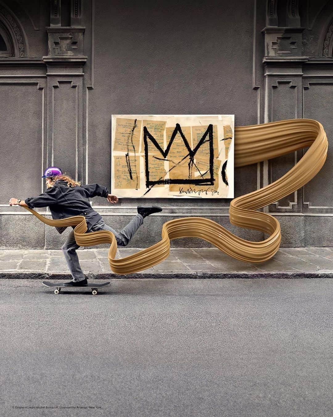 Swatchのインスタグラム：「Crown yourself with Basquiat's masterpiece 👑 #Swatch #SwatchArtJourney #SwatchxBasquiat @basquiatofficial」
