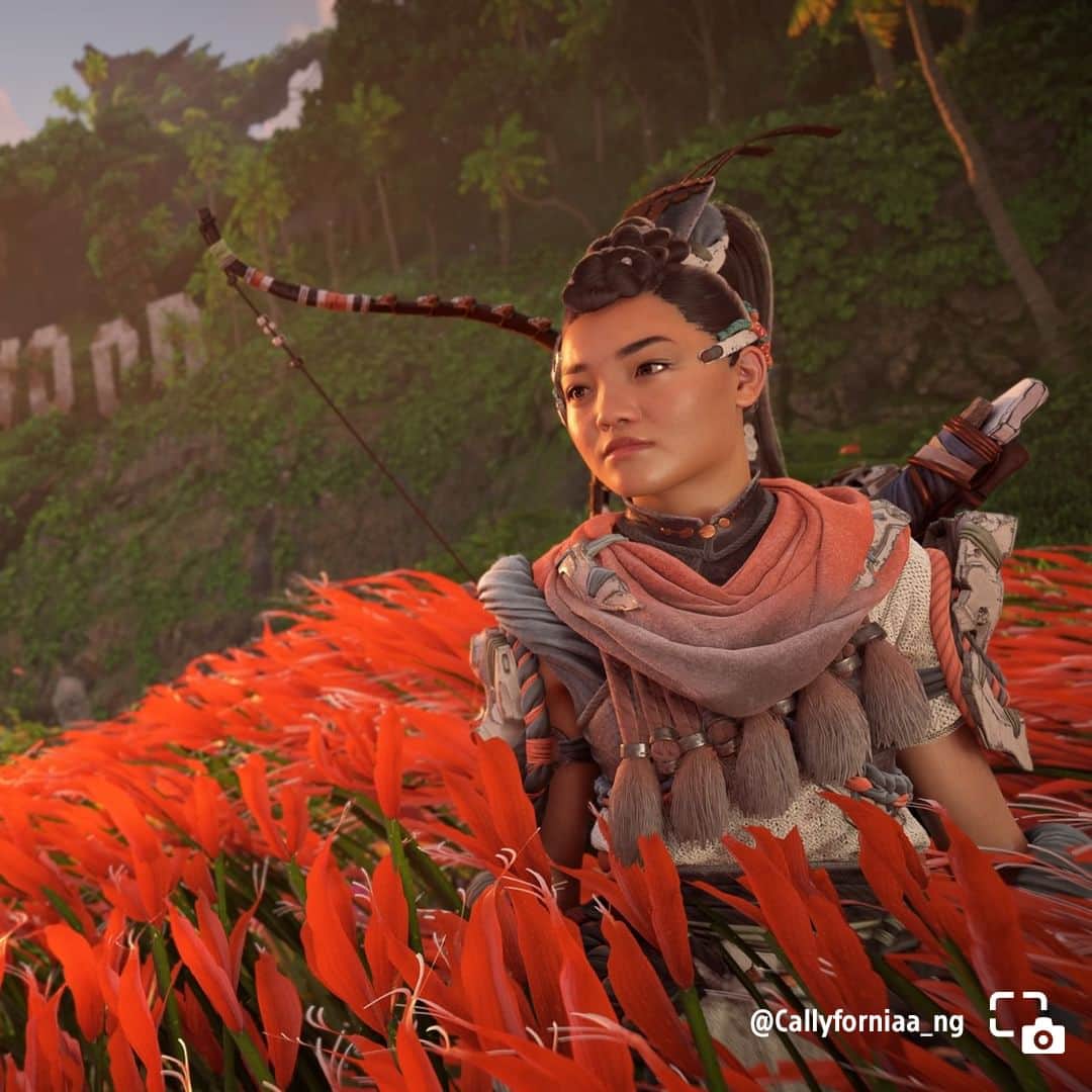 PlayStationのインスタグラム：「Seyka from Horizon Forbidden West’s Burning Shores expansion grabs the Share of the Week spotlight. Next week’s theme is: Star Wars Jedi: Survivor #PSshare #PSBlog」