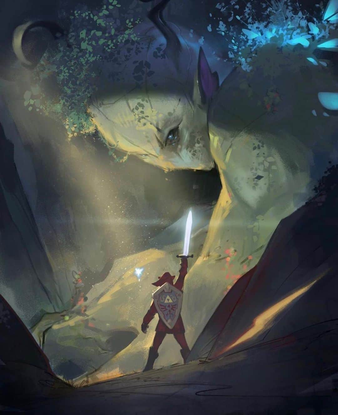 マイク・シノダのインスタグラム：「Throwback to when @davegreco and I collaborated on these Zelda pieces...so excited to play #TearsoftheKingdom today 🔥」