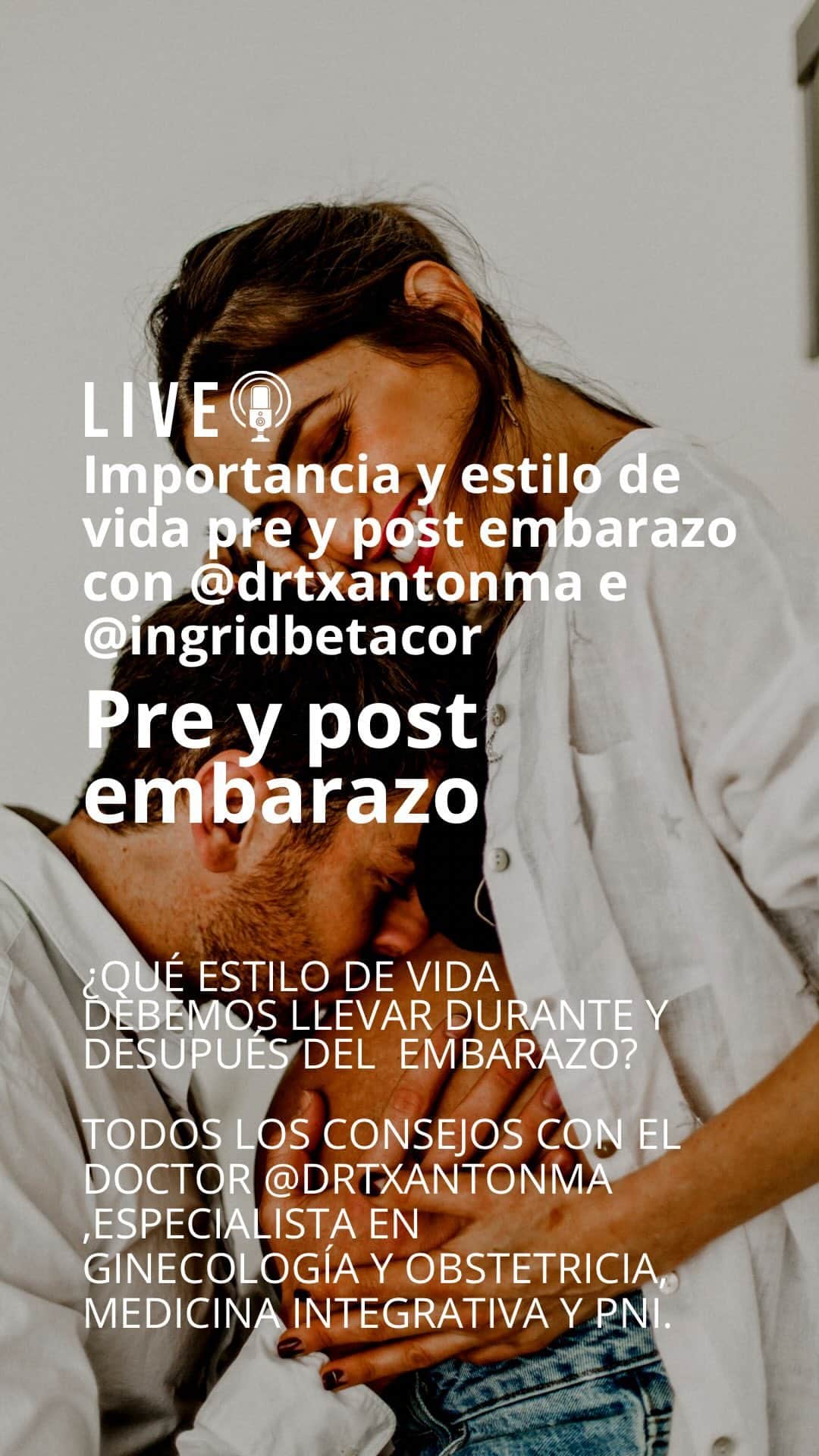 イバイ・ゴメスのインスタグラム：「¡UNA HORA DE MÁXIMO APRENDIZAJE ENFOCADOS EN EMBARAZO!🧠  • Profesionalismo y experiencia de la mano del ginecólogo @drtxantonma e @ingridbetancor 🤩 • ¡MIL GRACIAS A TODxS! ¡ESPERO QUE OS GUSTE! ¡SALUD! ❤️」