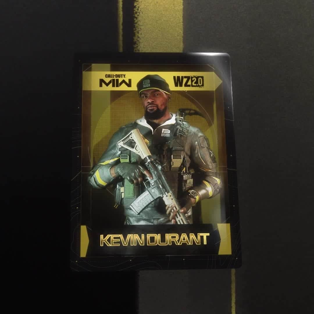 Call of Dutyのインスタグラム：「Operators like this deserve their own rookie card ✨  Kevin Durant is available NOW in a special, limited-time Store Bundle.」