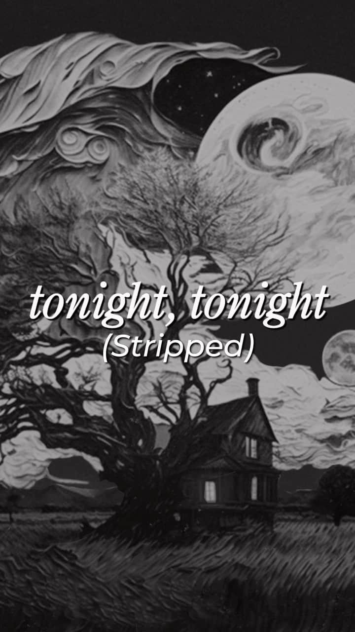 スモールプールズのインスタグラム：「a stripped rendition of “tonight, tonight” with our fav @carolinekole is now avail on all platforms 🖤   written by billy corgan produced by @michaelkamerman + @philbarnesmusic  mixed + mastered by @chrisganoudis」