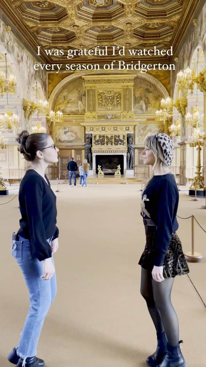リンジー・スターリングのインスタグラム：「#fontainebleau #france #paris #bridgerton」
