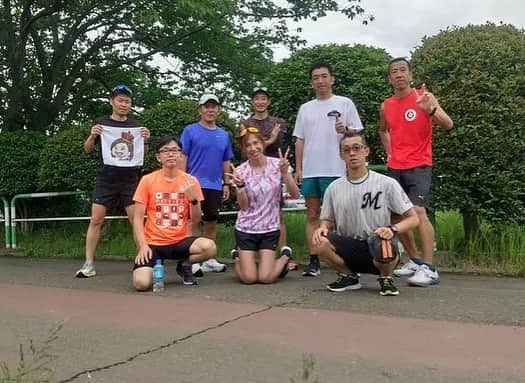 下門美春のインスタグラム：「5/13(土)本日のShimo部練習🏃‍♀️🔥 1.5km×4本🏃‍♀️◎ 雨予報だったけどほぼ降られないで終わったなー🙂◎雨雲食い止めた！☺️ 明日5/14(日)は15km走ですー🙆‍♀️◎ エントリー本日23:59まで◎ ぜひご参加くださいー🙋✨ #japan #marathon #runner #running #training #マラソン #マラソン女子 #ランニング #ランニング女子 #トレーニング #はしりますたぐらむ」